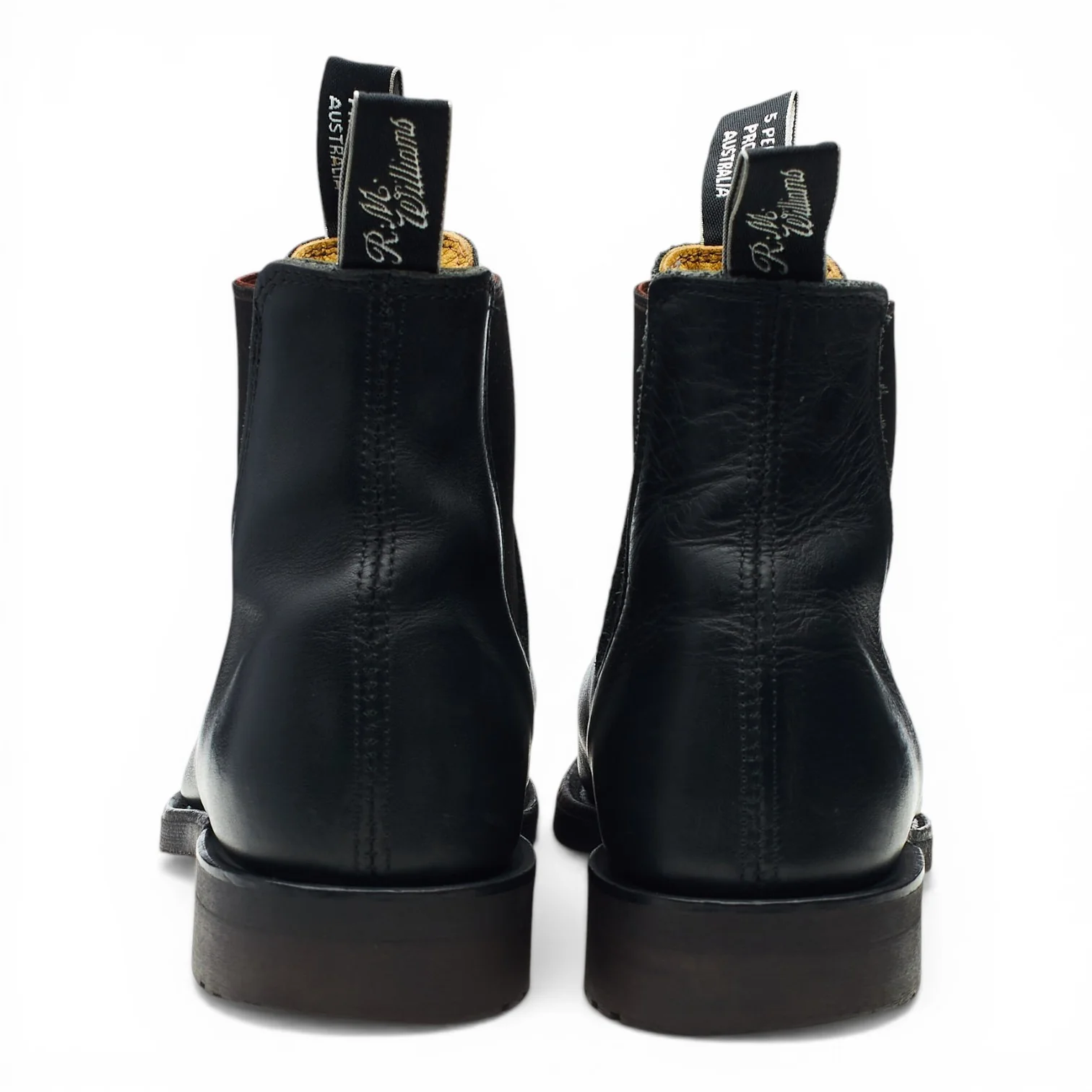 'Comfort Turnout' Black Leather Chelsea Boots UK 7.5 G - Image 4