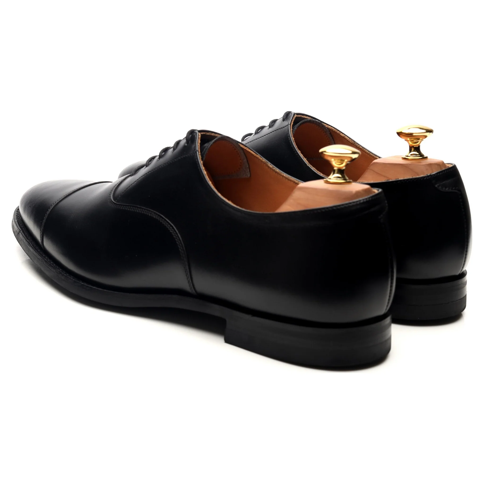 'Connaught 2' Black Leather Oxford UK 10.5 E - Image 3