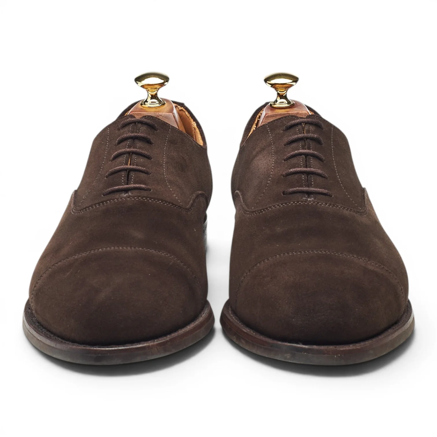 'Connaught 2' Dark Brown Suede Oxford UK 9.5 E - Image 2