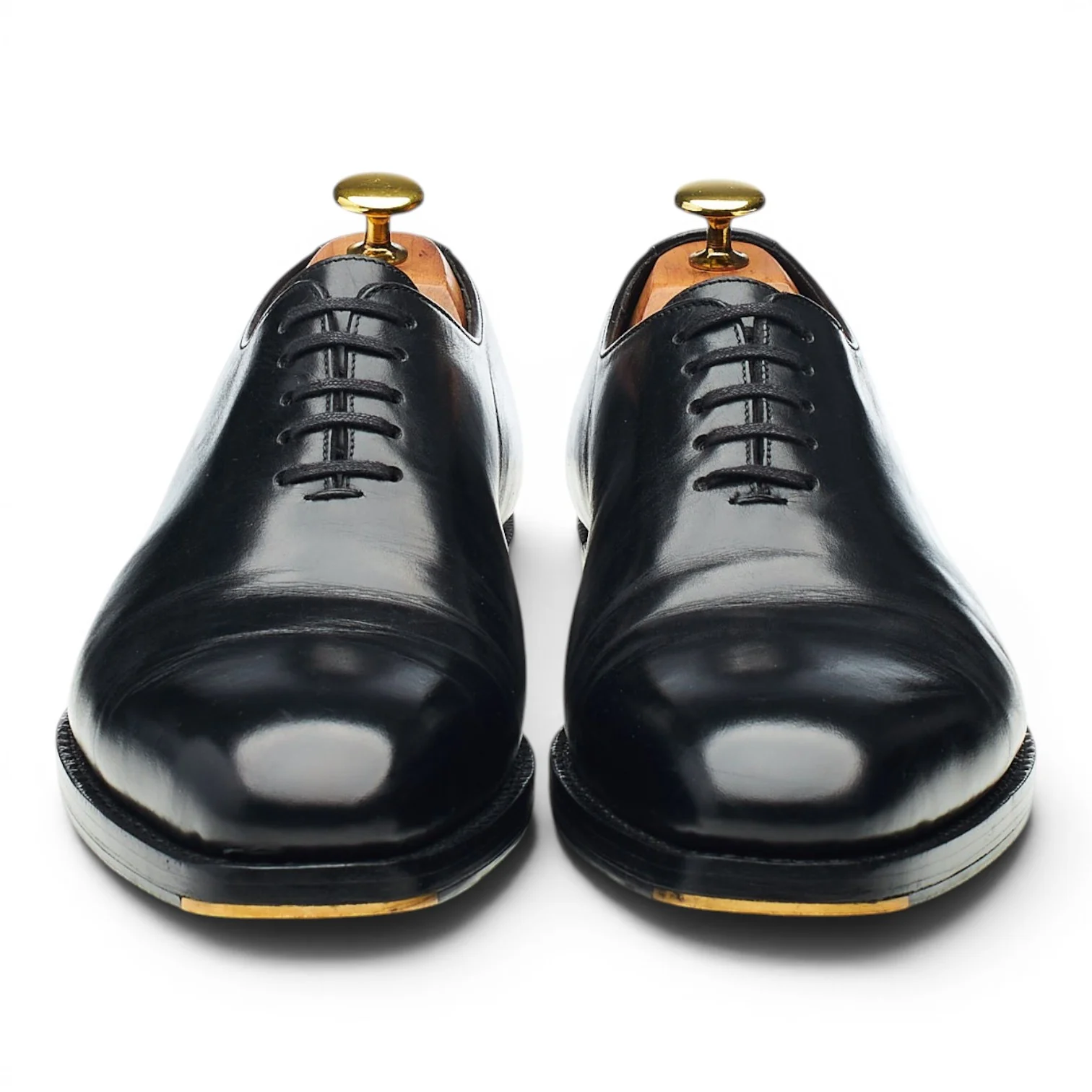 'Constance' Black Leather Wholecut Oxford UK 8 EU 42 - Image 2