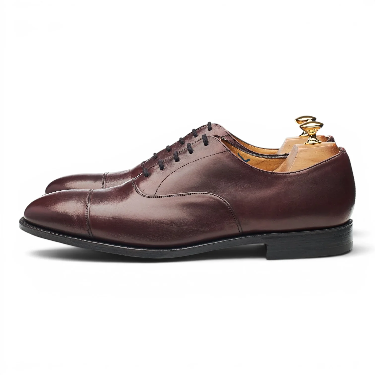 'Consul' Burgundy Leather Oxford UK 10 F - Image 3
