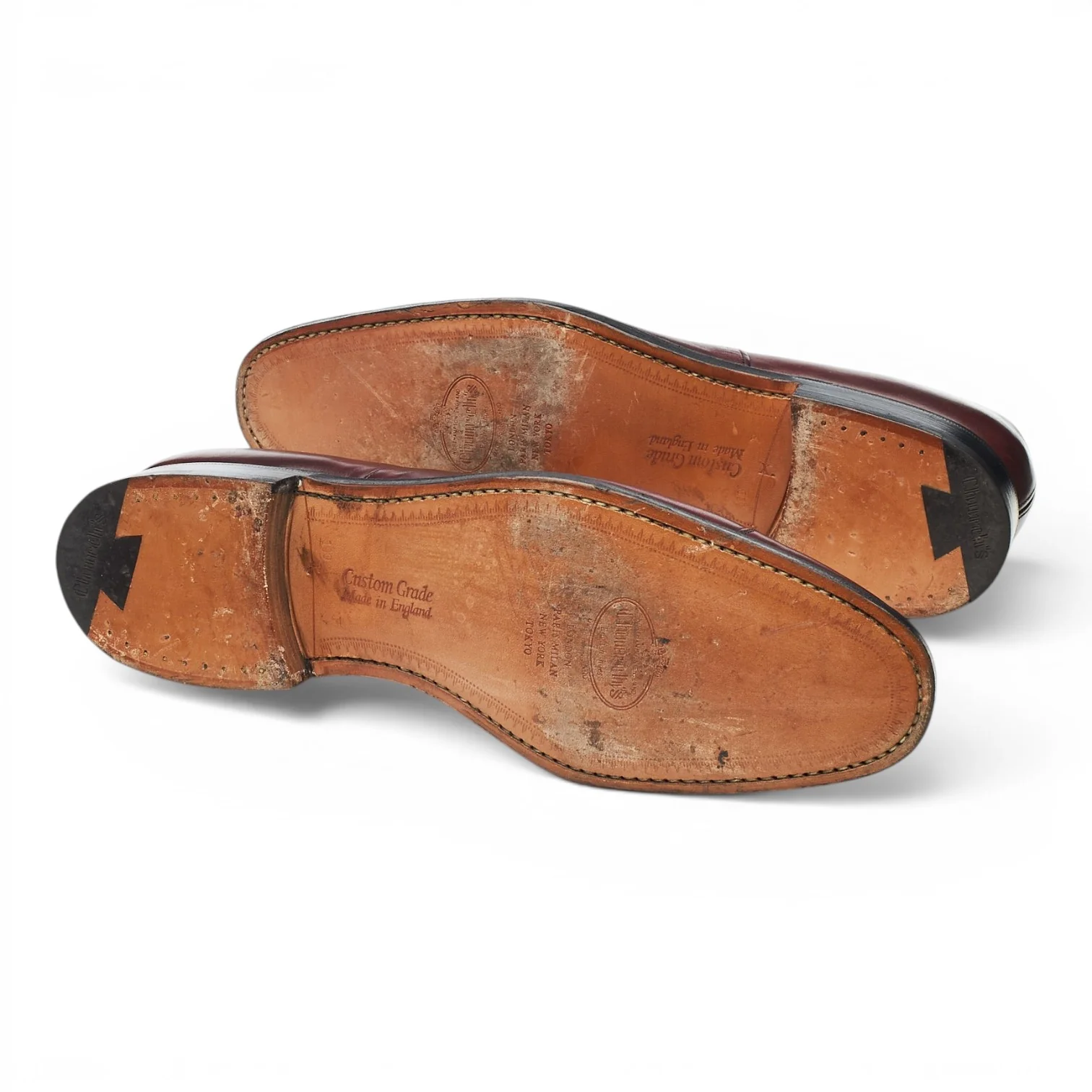 'Consul' Burgundy Leather Oxford UK 10 F - Image 5