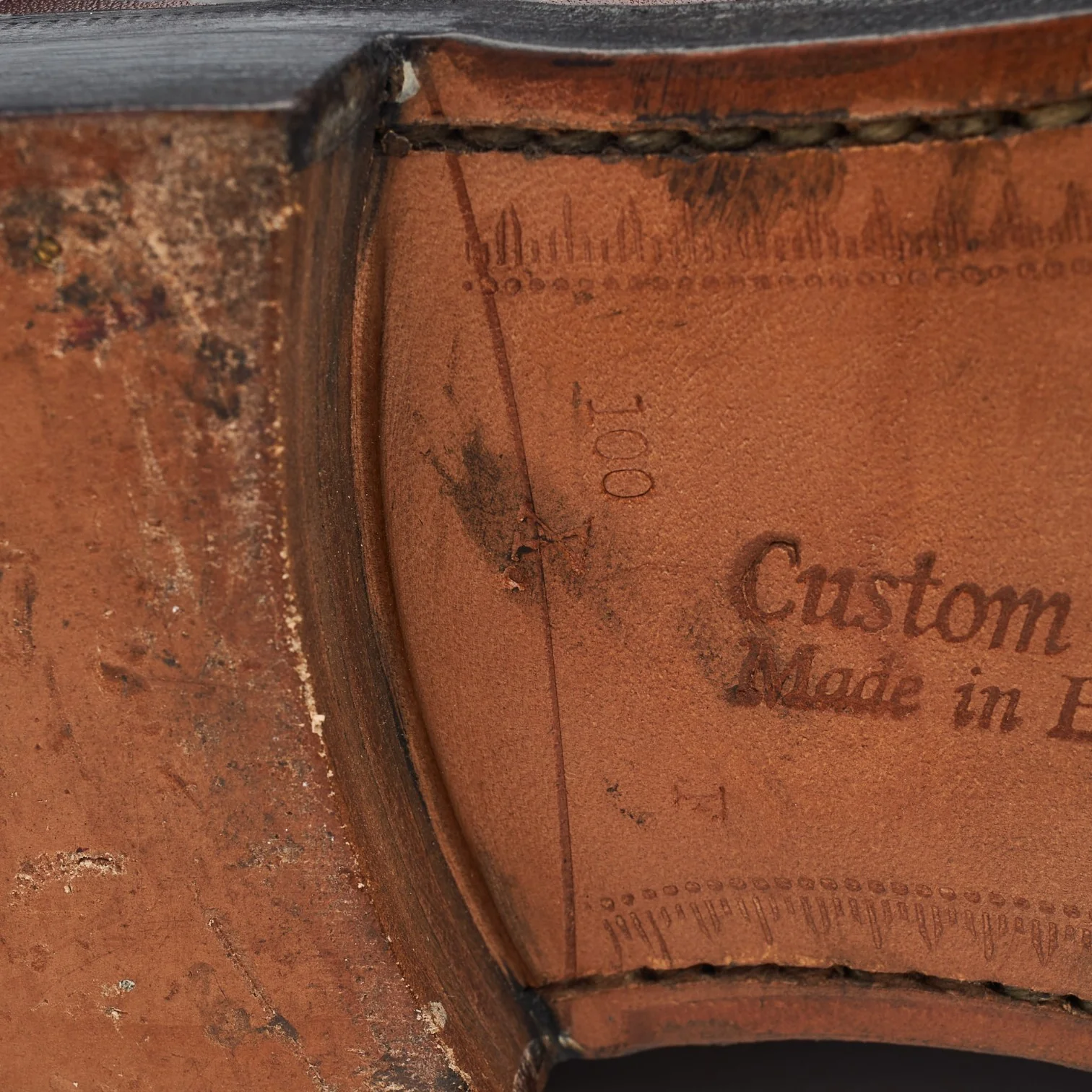 'Consul' Burgundy Leather Oxford UK 10 F - Image 6