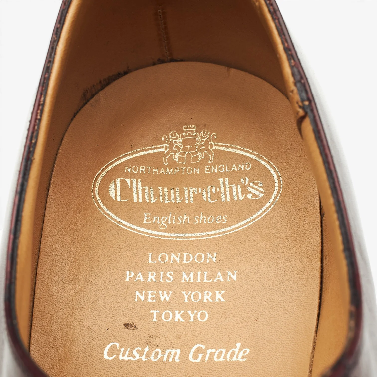 'Consul' Burgundy Leather Oxford UK 10 F - Image 7