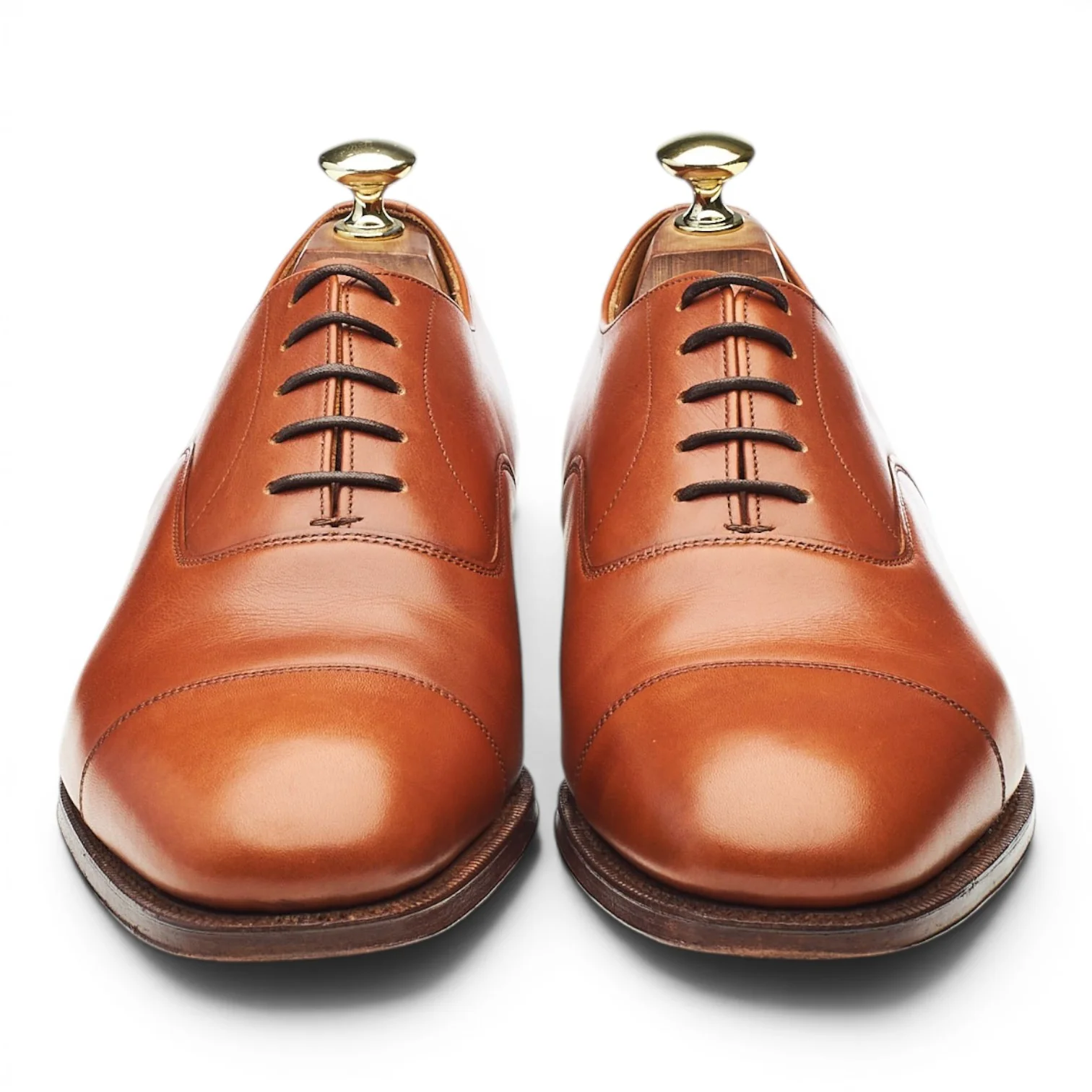 'Consul' Tan Brown Leather Oxford UK 7.5 F - Image 2
