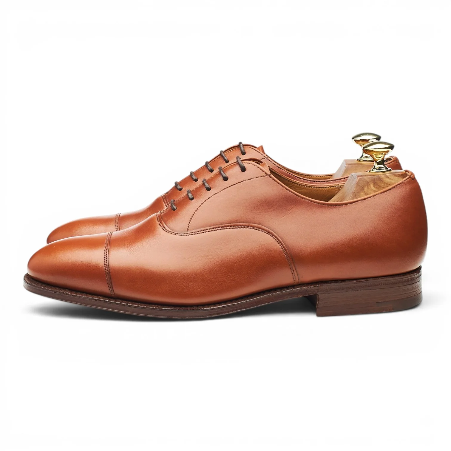 'Consul' Tan Brown Leather Oxford UK 7.5 F - Image 3