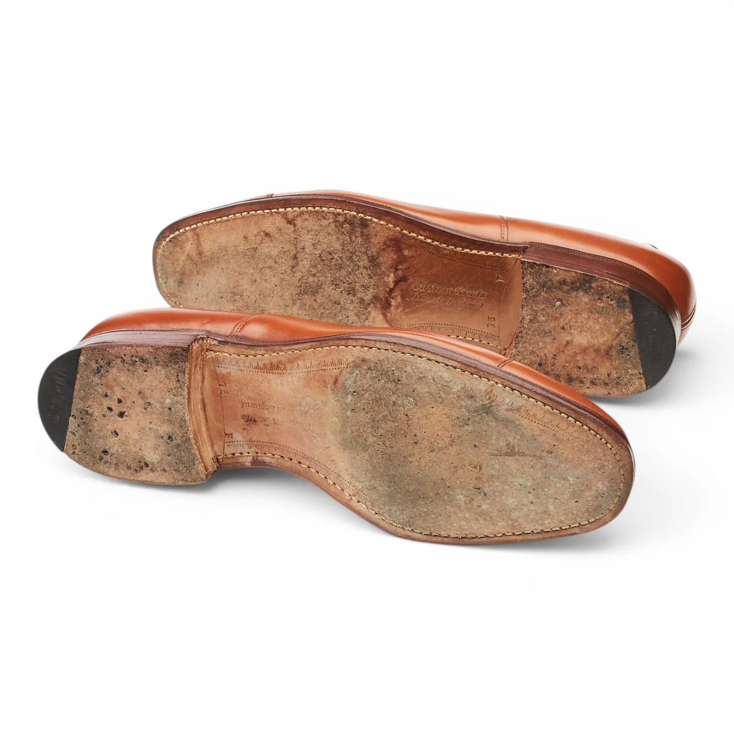 'Consul' Tan Brown Leather Oxford UK 7.5 F - Image 5