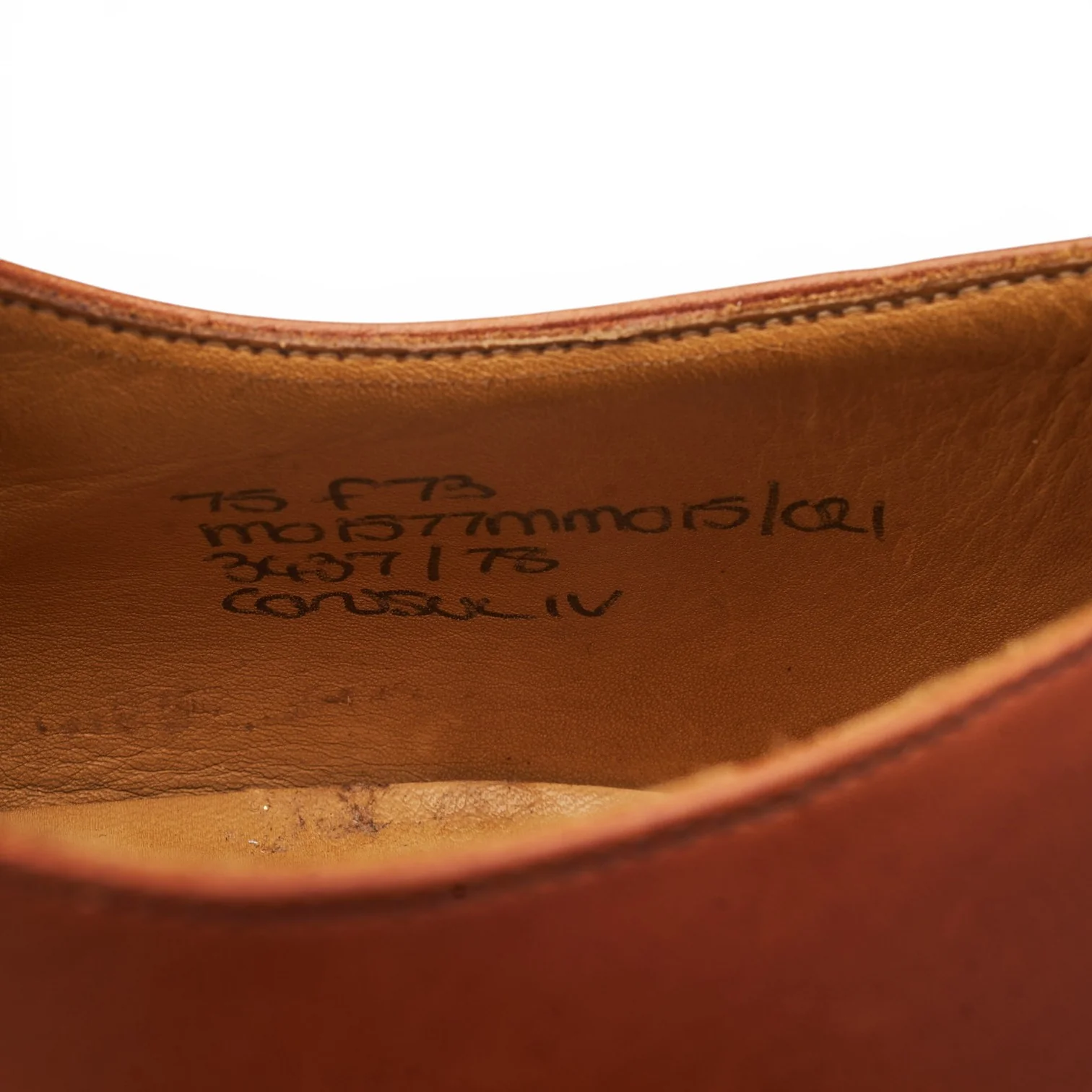'Consul' Tan Brown Leather Oxford UK 7.5 F - Image 7