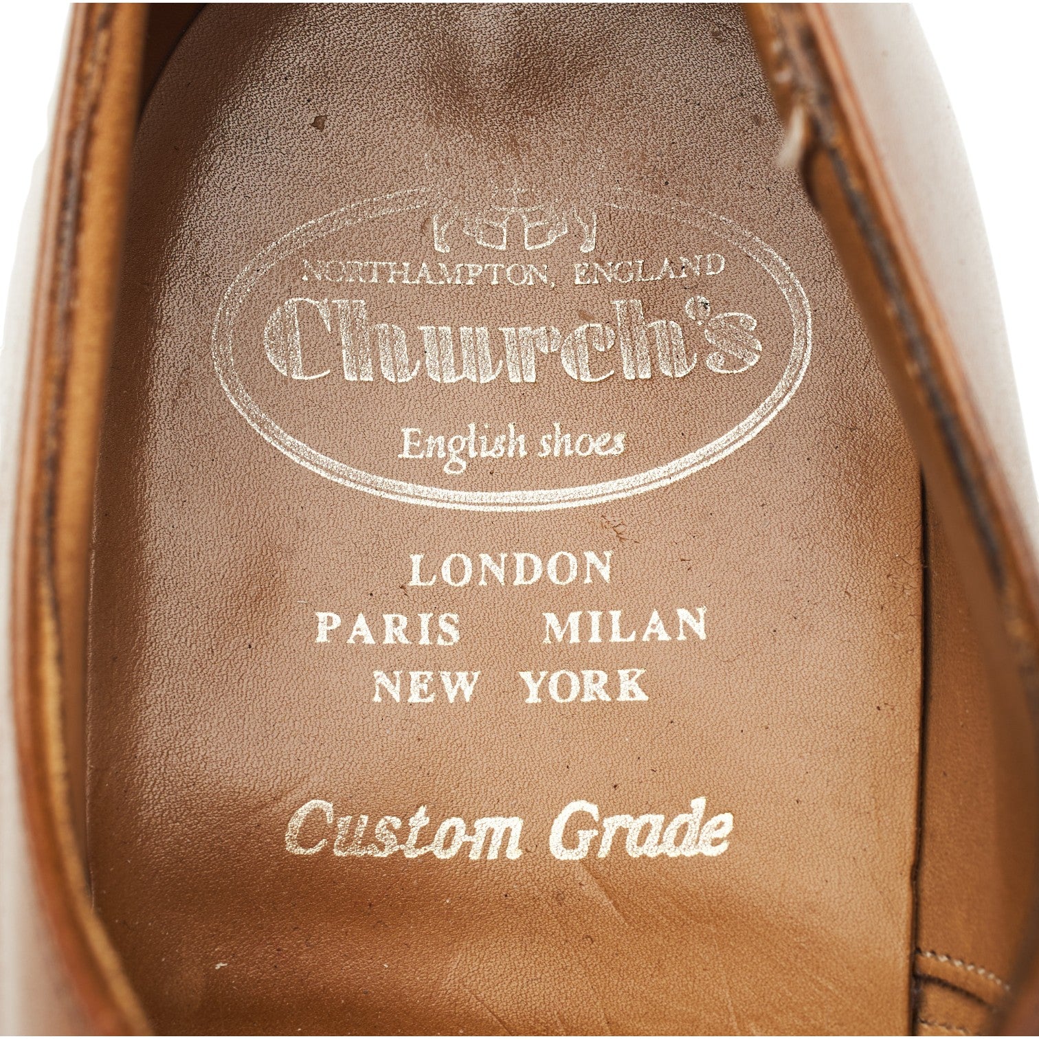 'Consul' Tan Brown Leather Oxford UK 7.5 G - Image 7