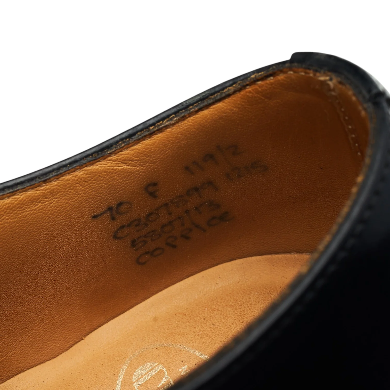 'Coppice' Black Leather Oxford UK 7 F - Image 7