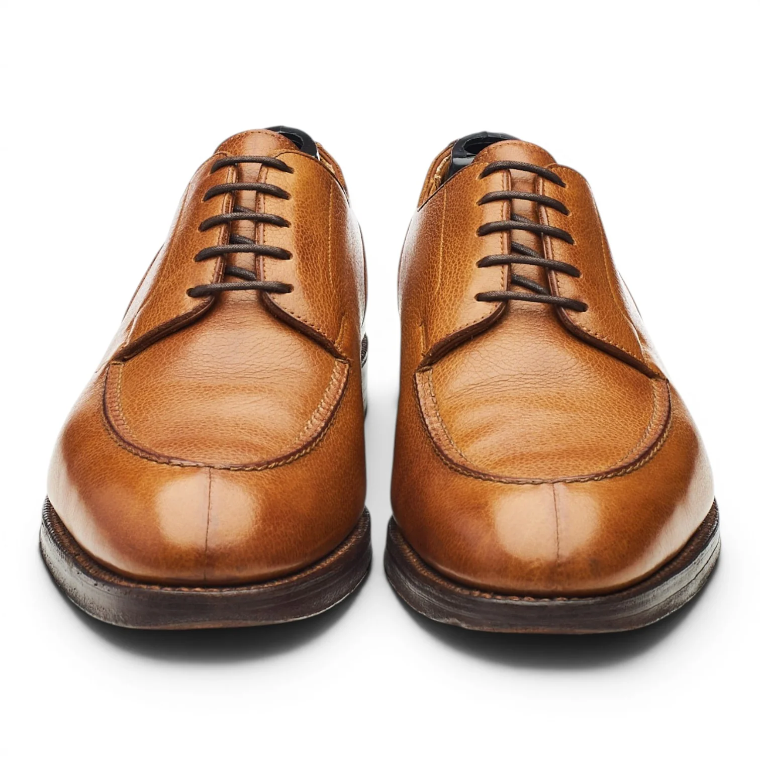 'Cornhill' Tan Brown Grain Leather Split Toe Derby UK 7.5 E - Image 2