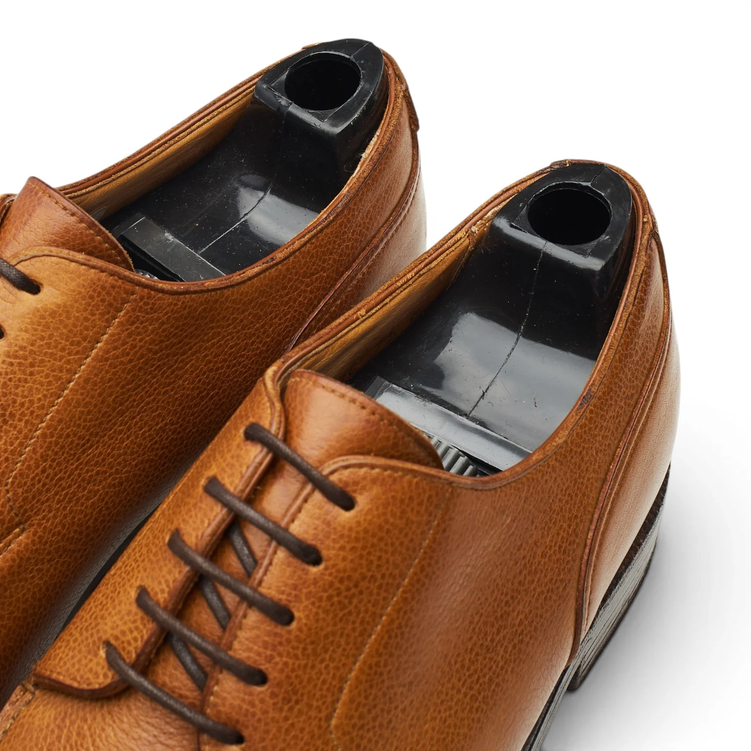 'Cornhill' Tan Brown Grain Leather Split Toe Derby UK 7.5 E - Image 5