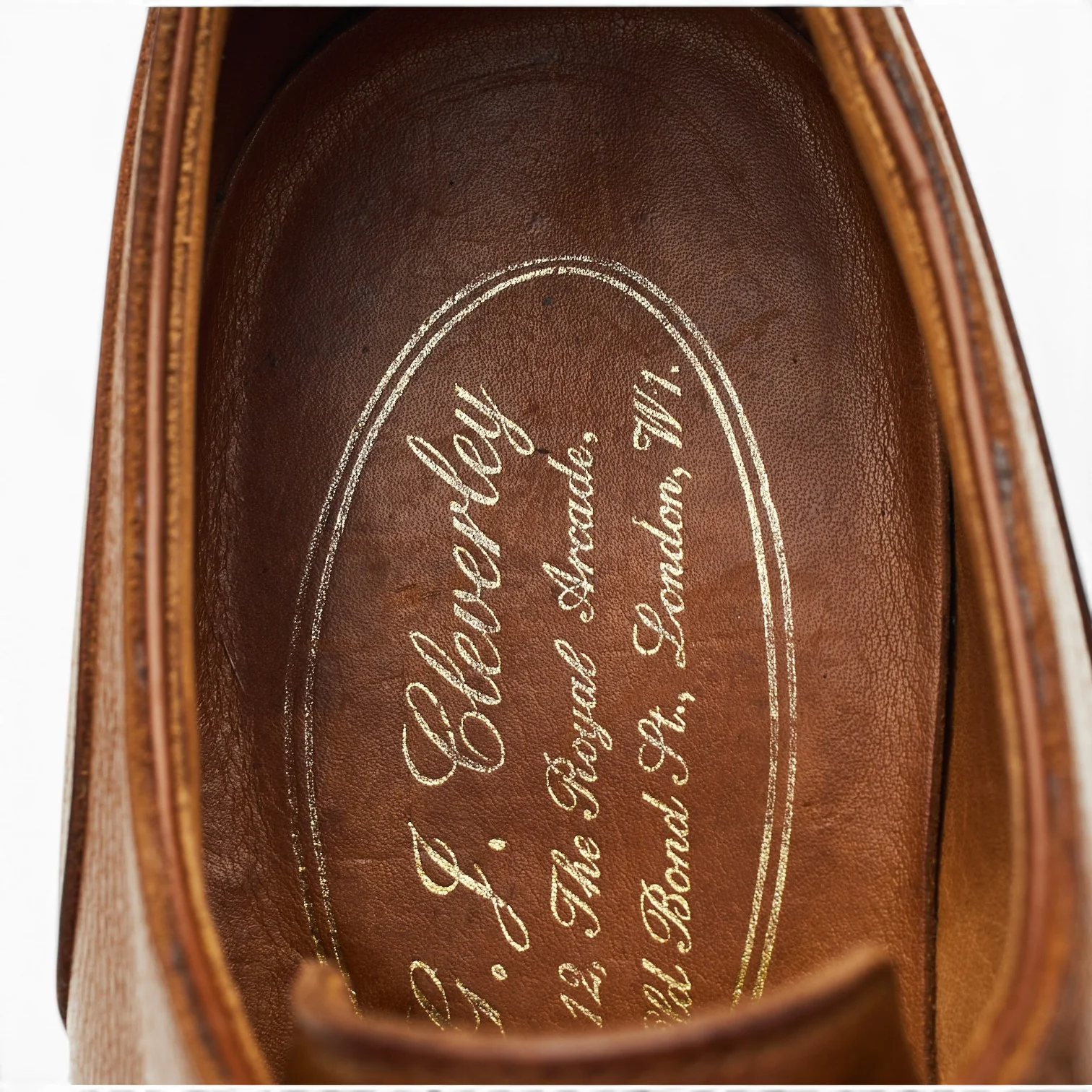 'Cornhill' Tan Brown Grain Leather Split Toe Derby UK 7.5 E - Image 7