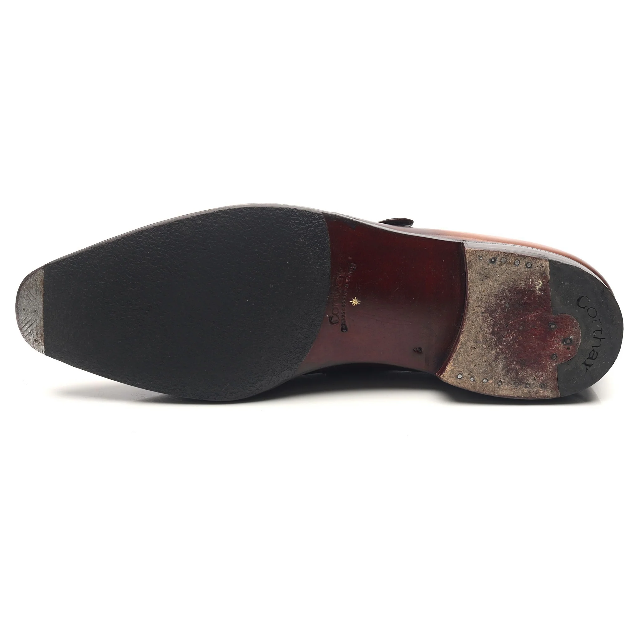 'Arca Buckle' Brown Leather Monk Strap UK 7 E - Image 11
