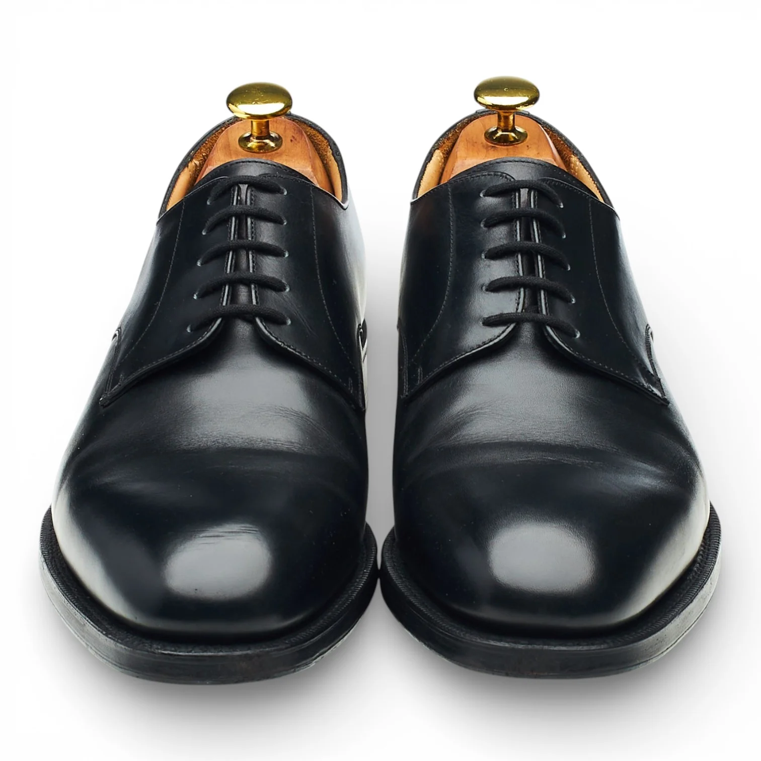 'Cranfield' Black Leather Derby UK 8 F - Image 2