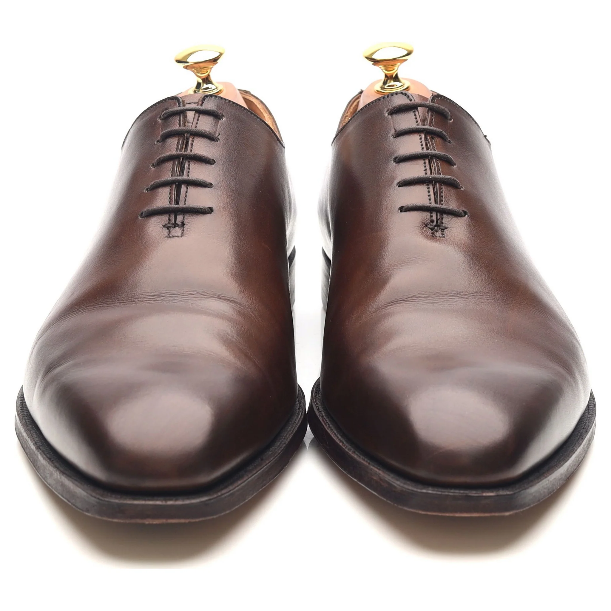 'Alex' Dark Brown Leather Wholecut Oxford UK 10.5 E - Image 8
