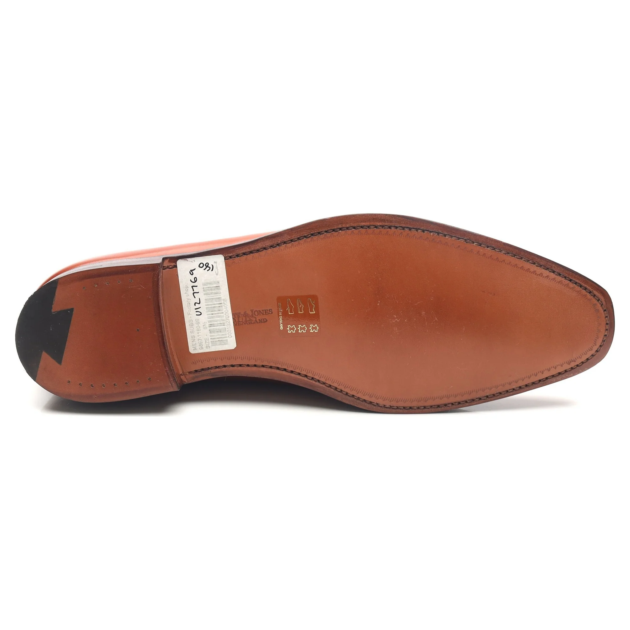 'Alex' Tan Brown Leather Wholecut Oxford UK 8.5 E - Image 11