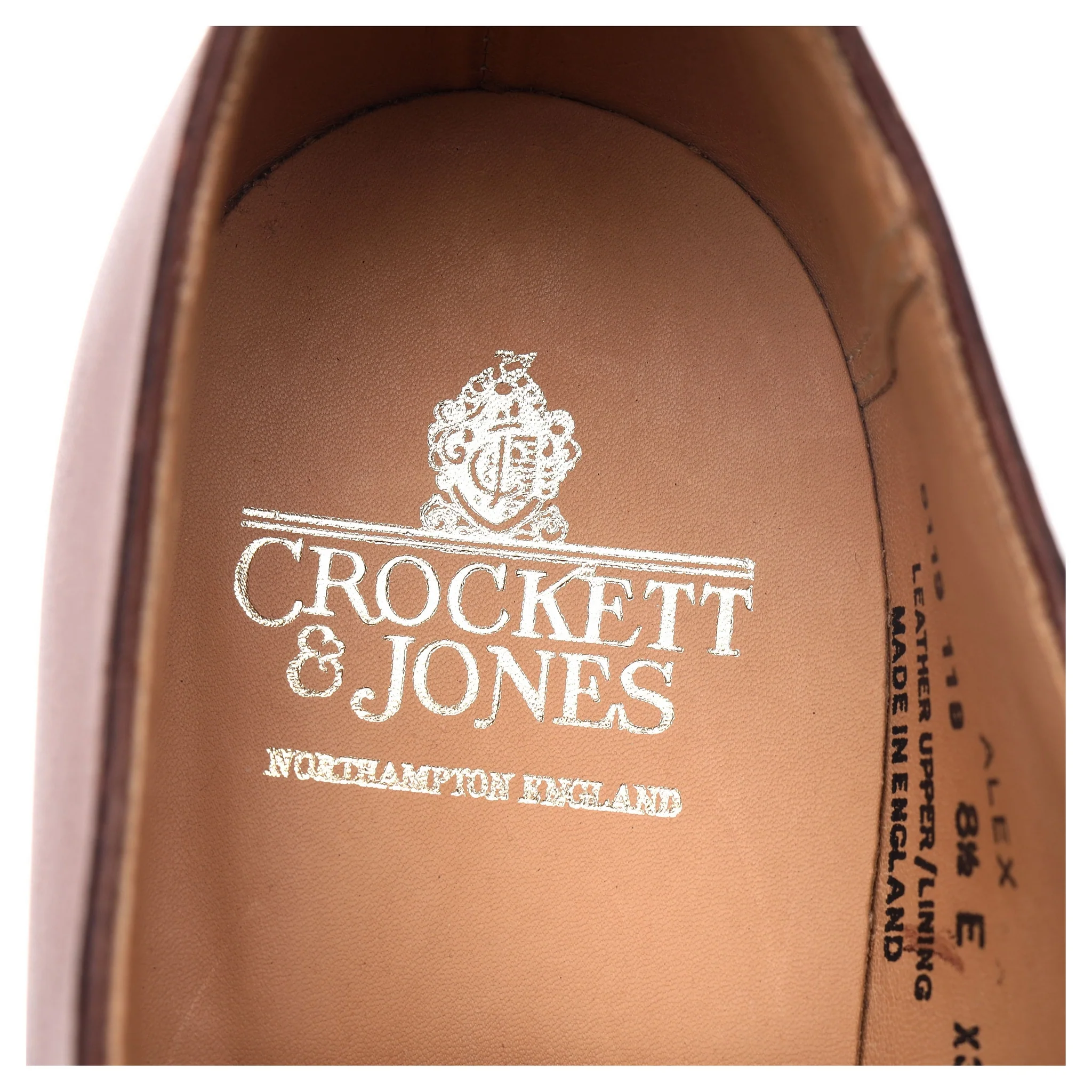 'Alex' Tan Brown Leather Wholecut Oxford UK 8.5 E - Image 12