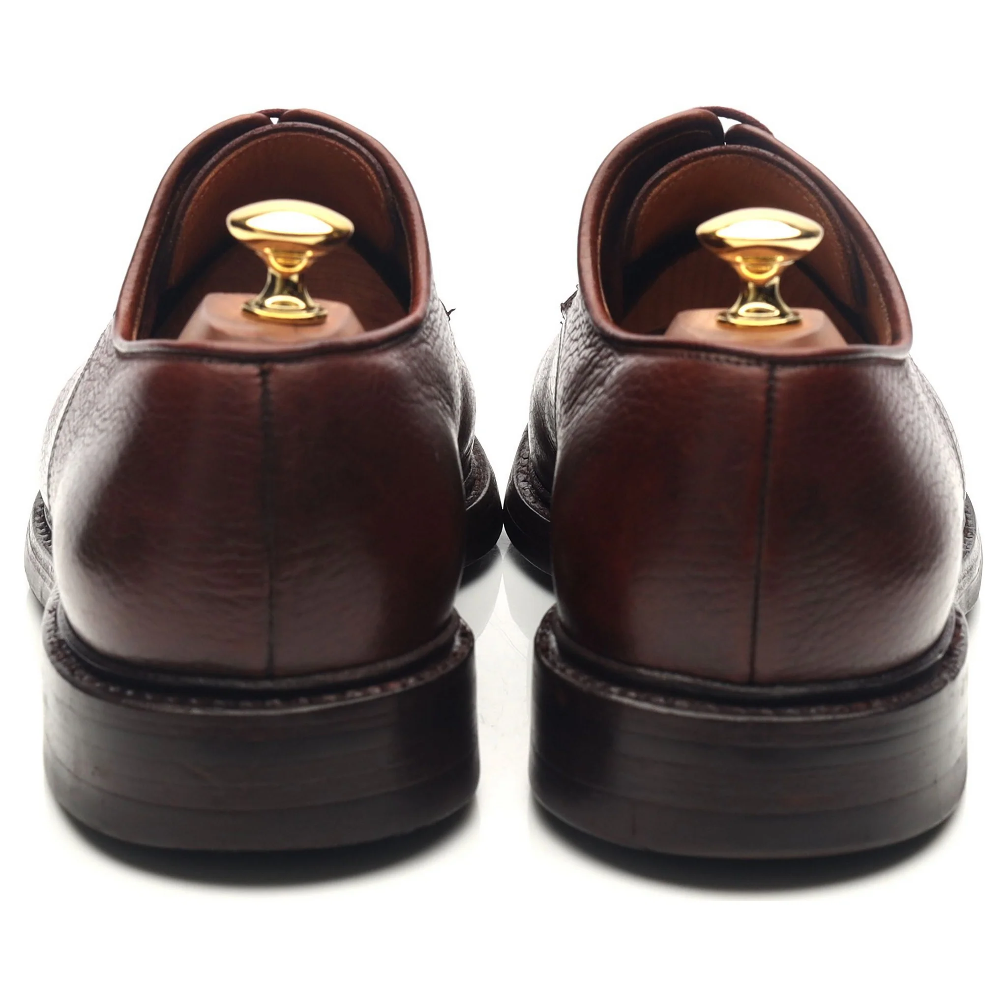 'Ashdown' Dark Brown Leather Derby UK 9 E - Image 4