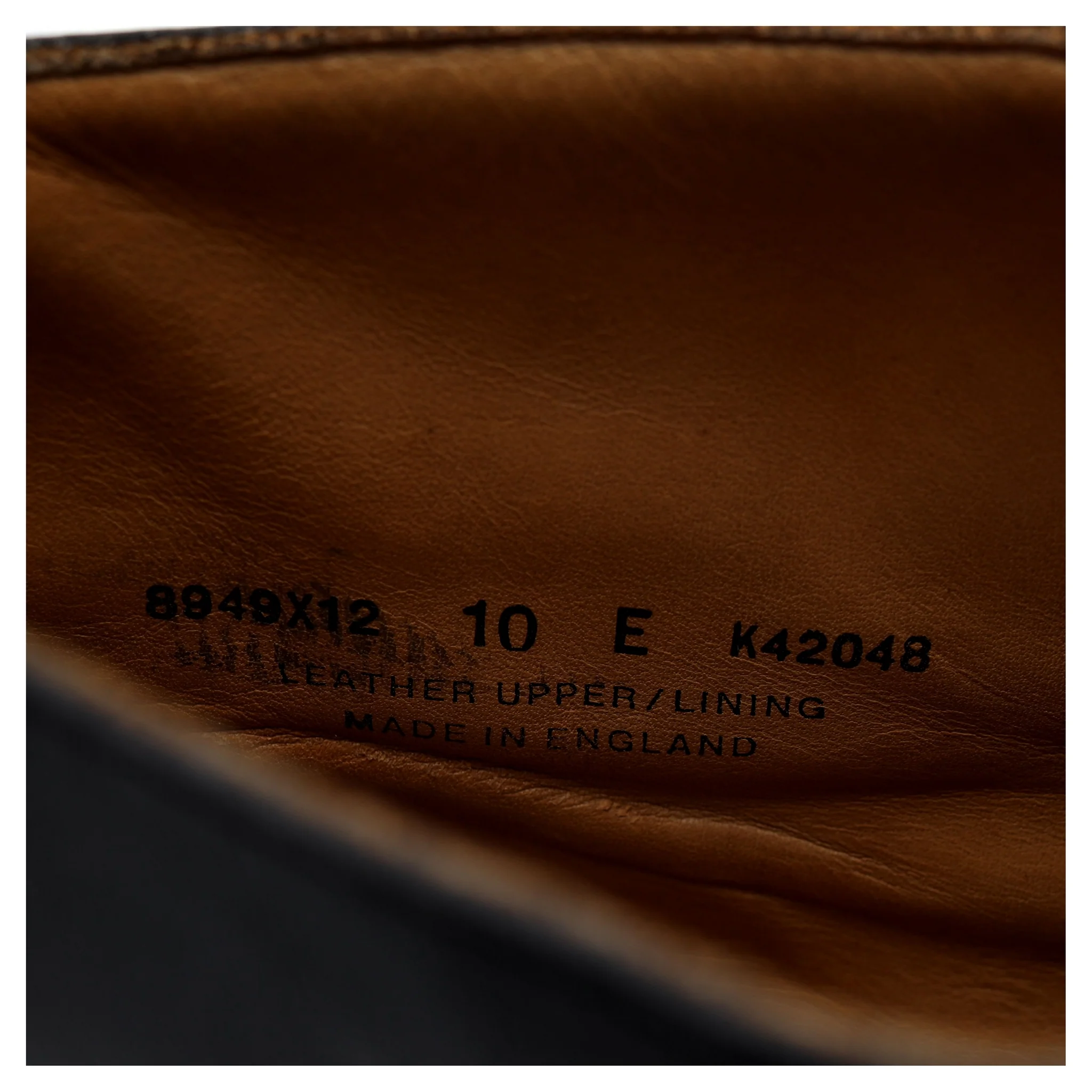 Black Leather Chukka Boots UK 10 E - Image 13
