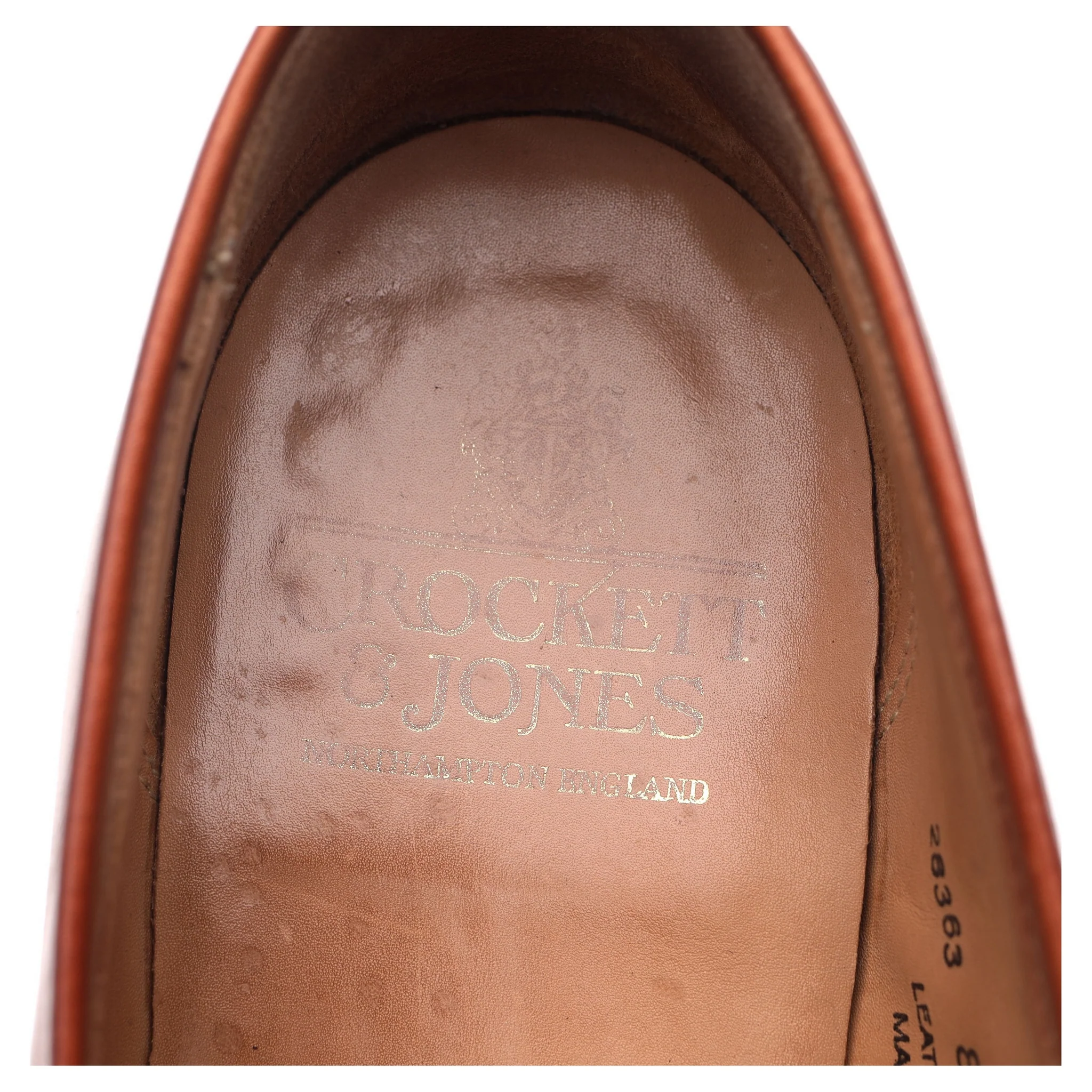 'Boston' Tan Brown Leather Loafers UK 8.5 E - Image 12