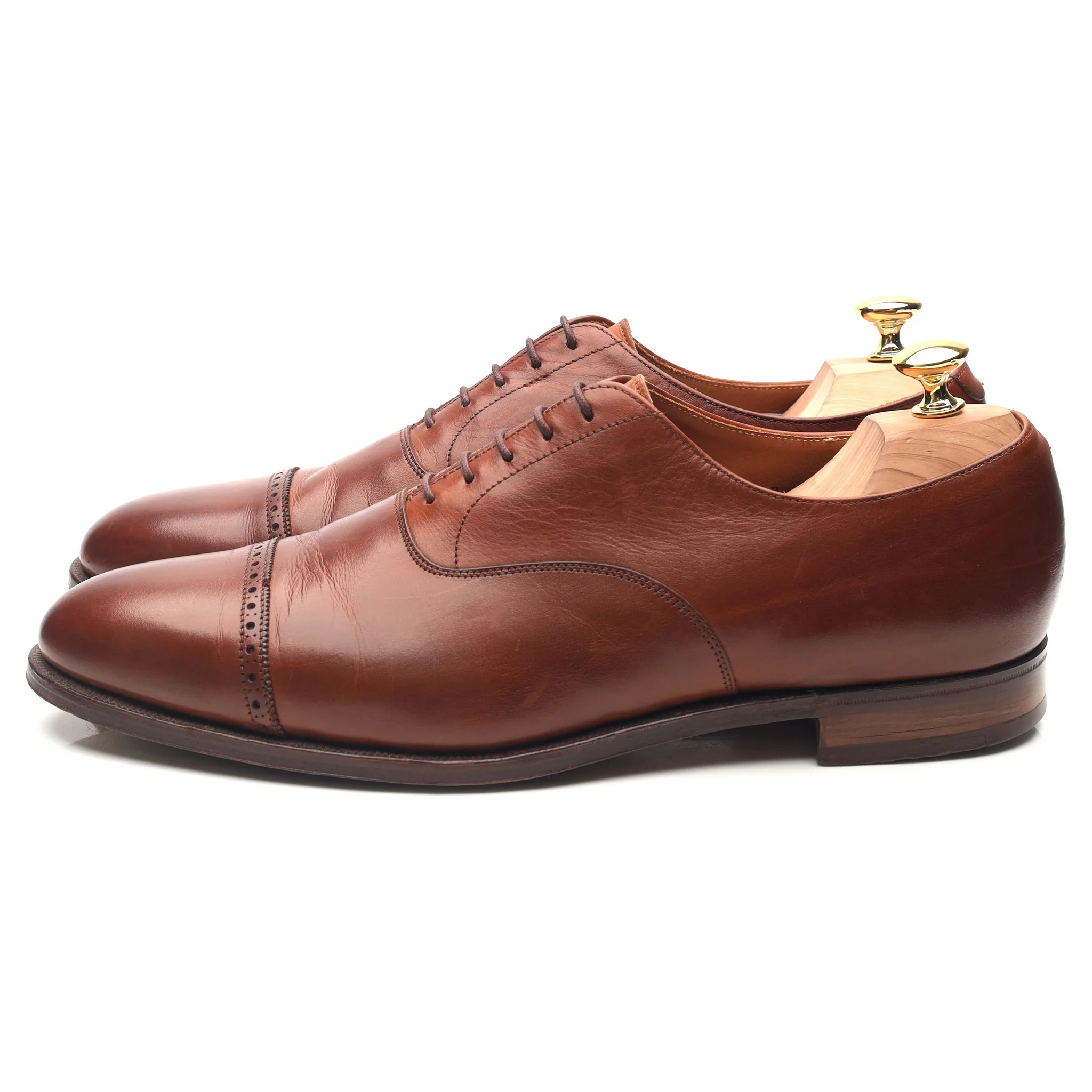 Tan Brown Leather Oxford UK 10.5 E US 11.5 D - Image 2