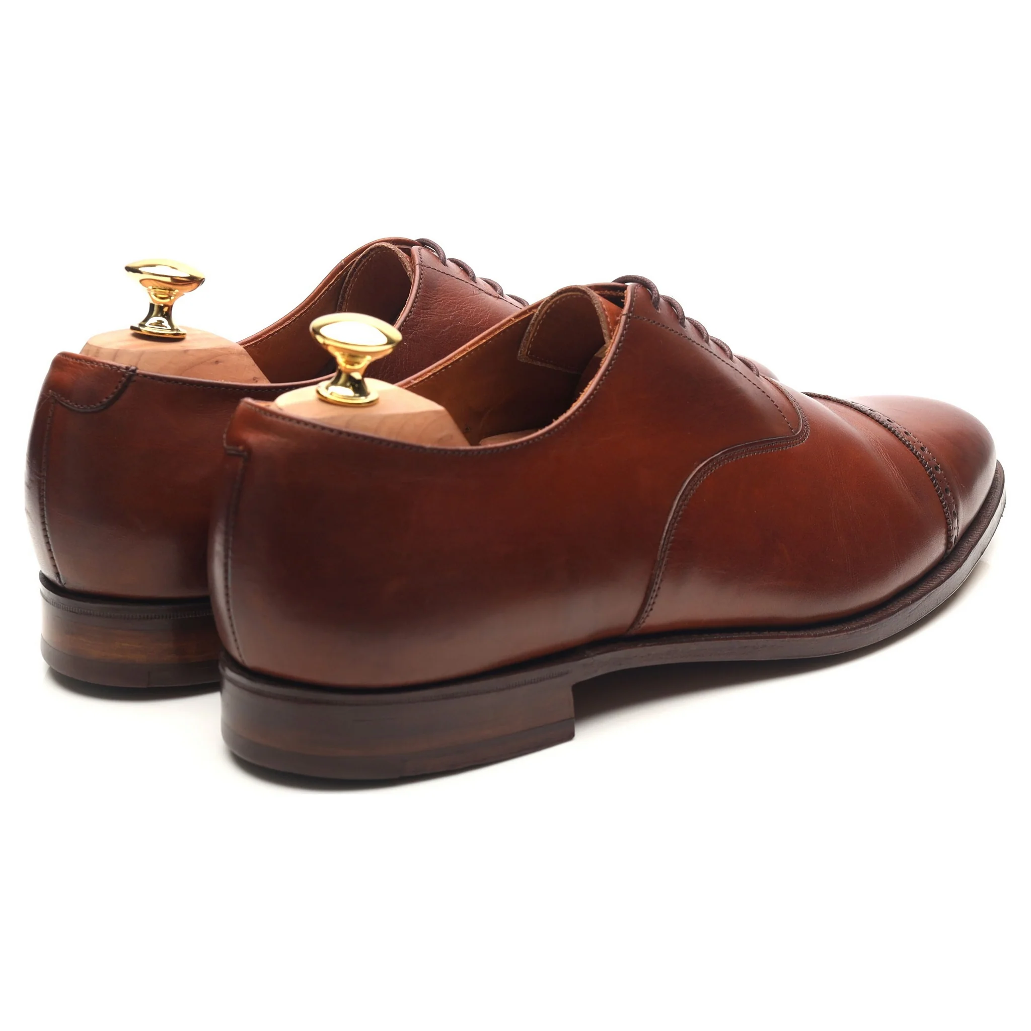 Tan Brown Leather Oxford UK 10.5 E US 11.5 D - Image 5