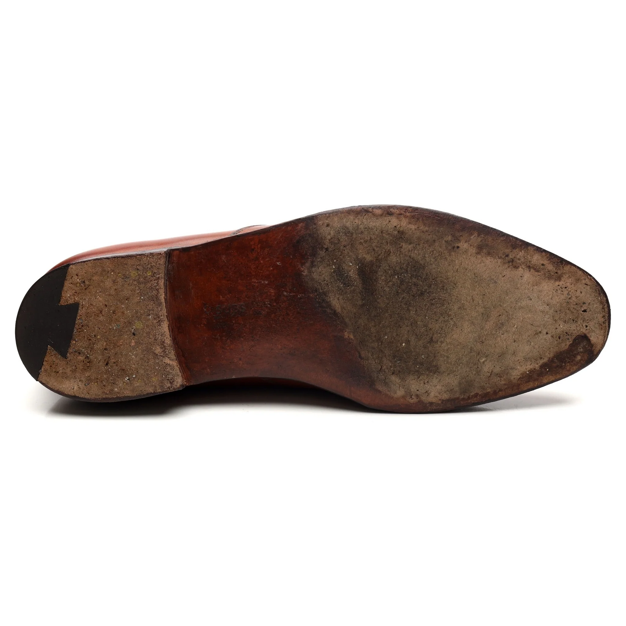 Tan Brown Leather Loafers UK 11 E - Image 11