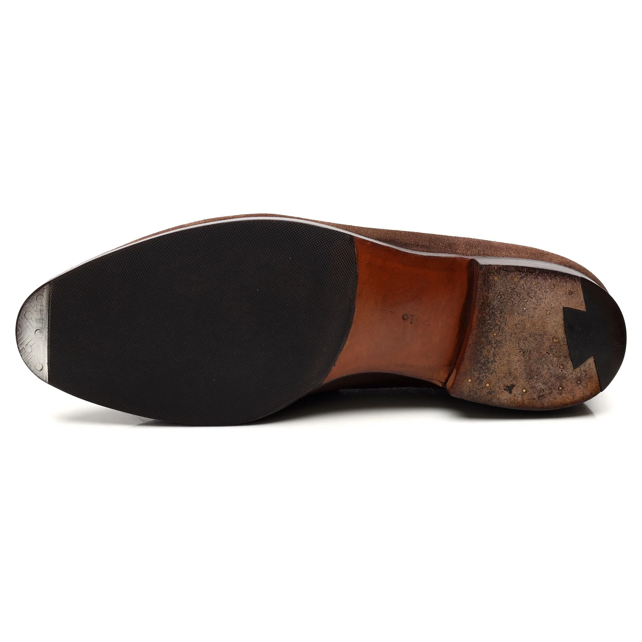 Brown Suede Loafers UK 8 E US 8.5 D - Image 10