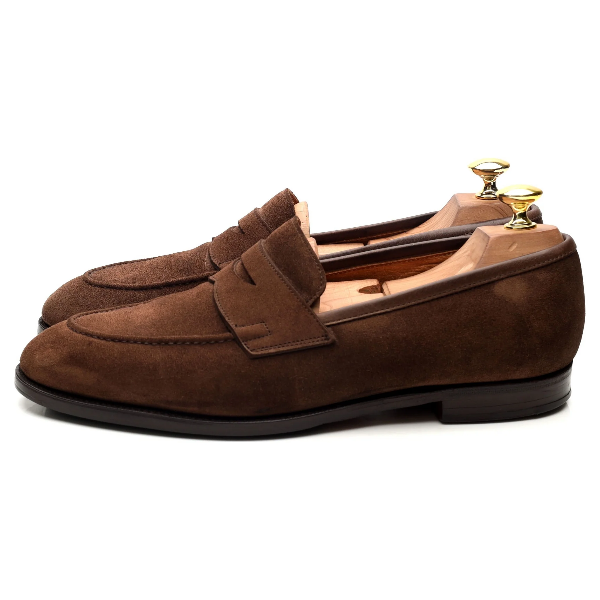 Brown Suede Loafers UK 8 E US 8.5 D - Image 2