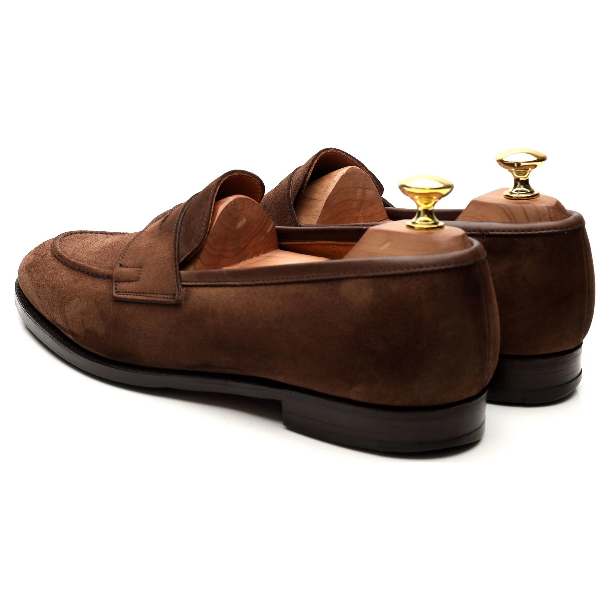 Brown Suede Loafers UK 8 E US 8.5 D - Image 3