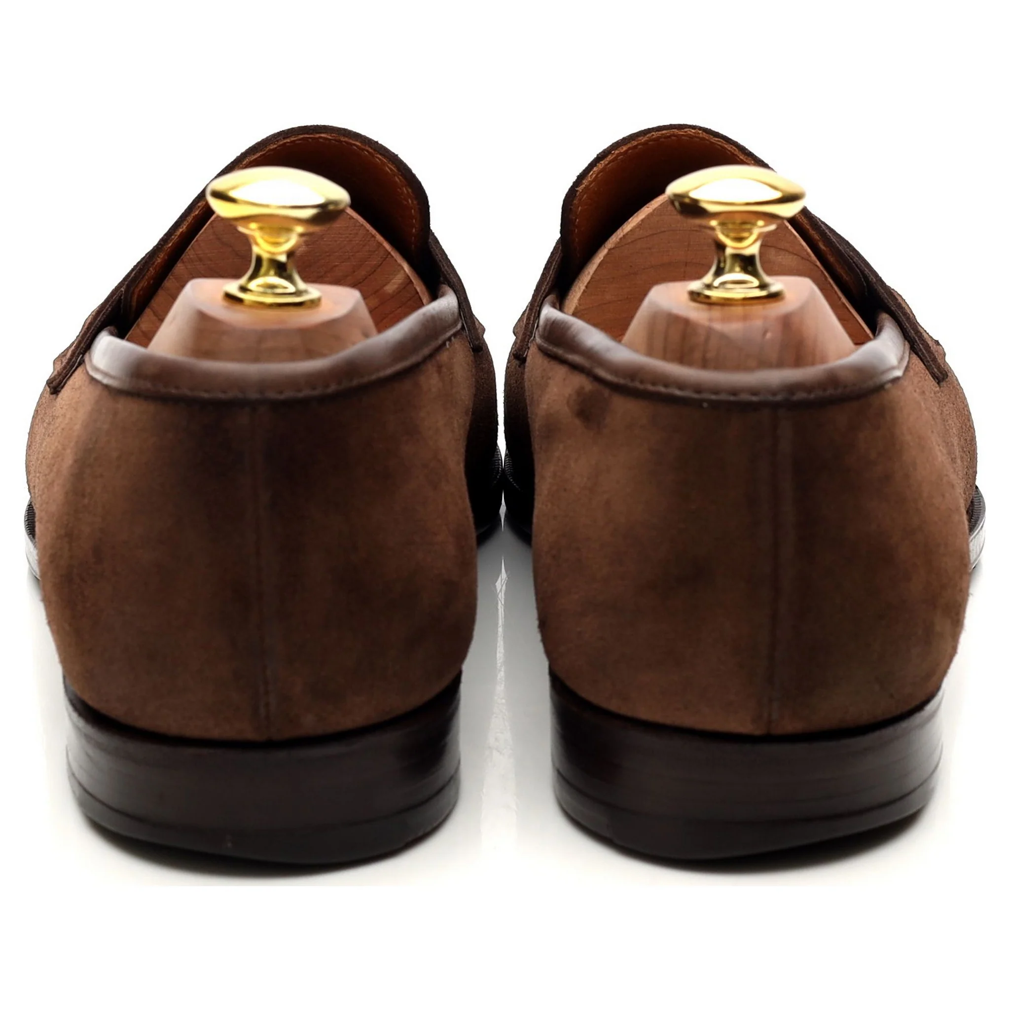 Brown Suede Loafers UK 8 E US 8.5 D - Image 4