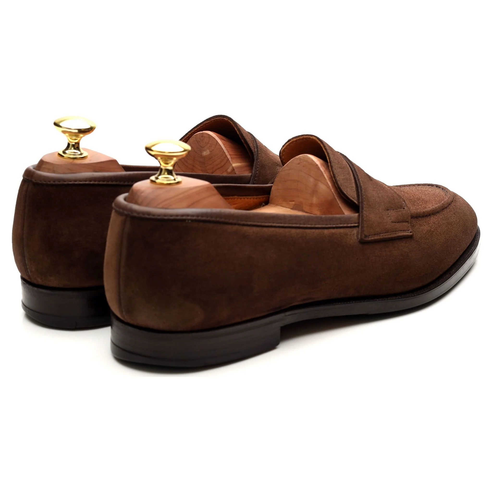 Brown Suede Loafers UK 8 E US 8.5 D - Image 5
