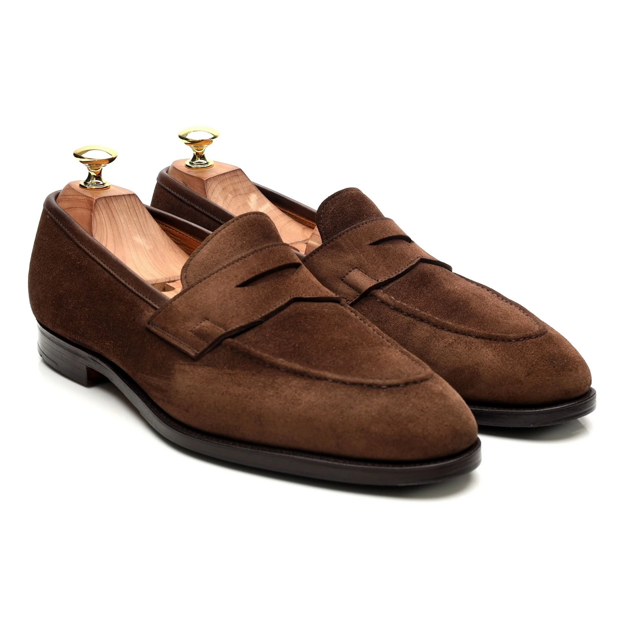 Brown Suede Loafers UK 8 E US 8.5 D - Image 7