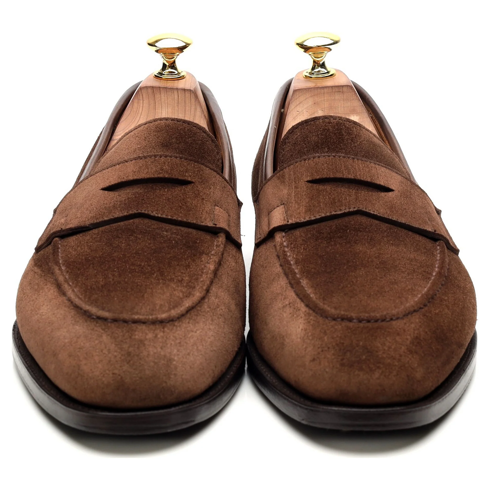 Brown Suede Loafers UK 8 E US 8.5 D - Image 8