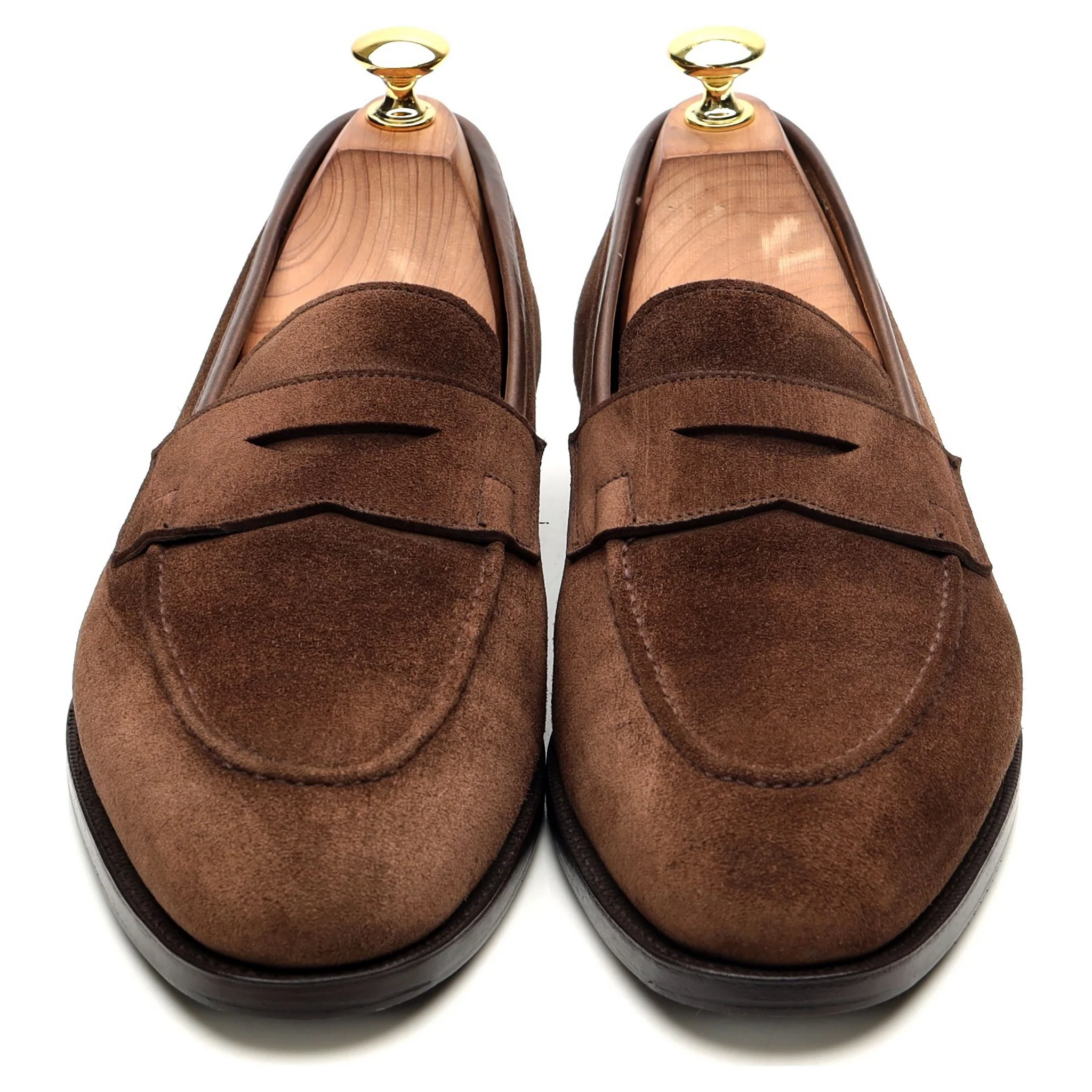 Brown Suede Loafers UK 8 E US 8.5 D - Image 9