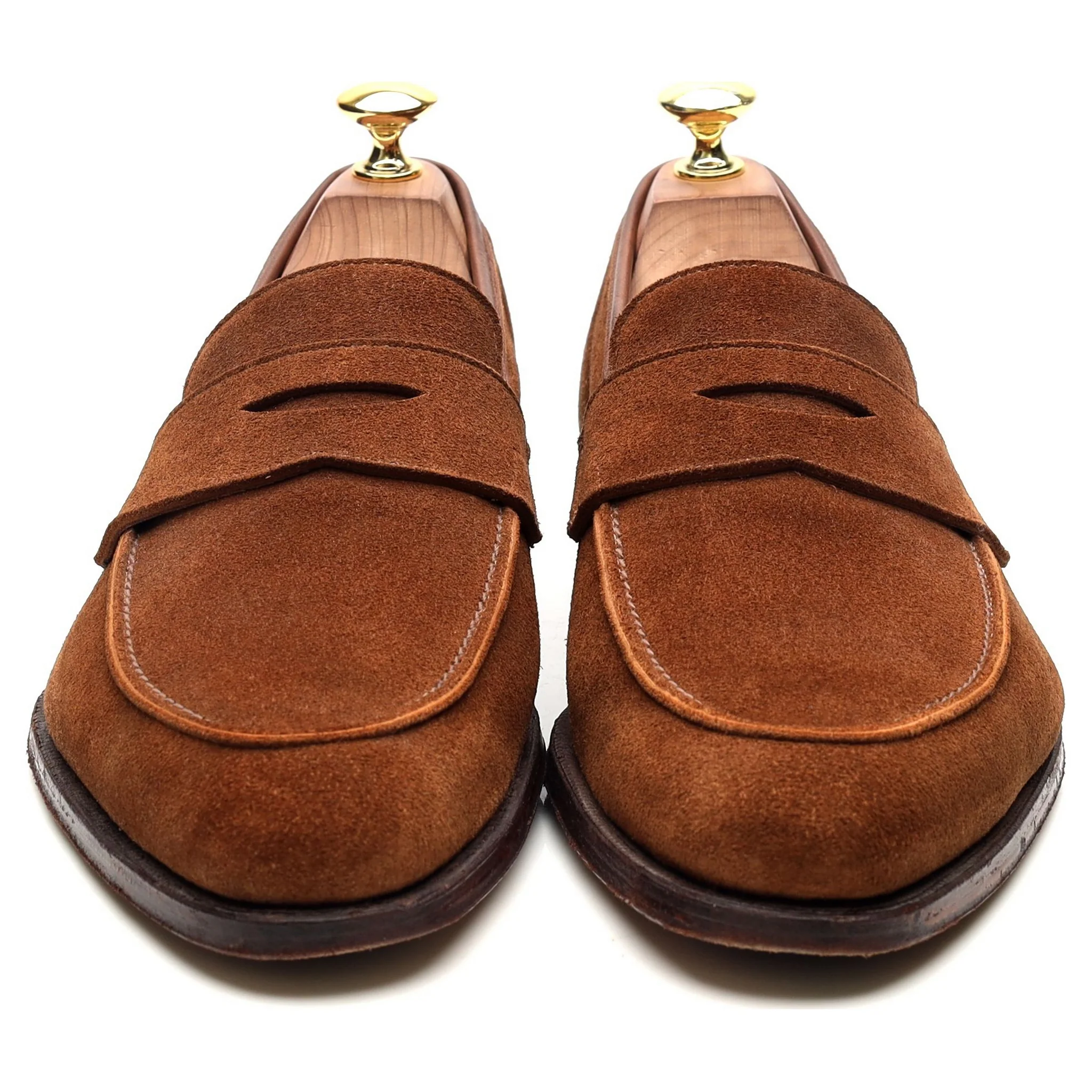 'Cadogan' Brown Suede Loafers UK 8 E - Image 8