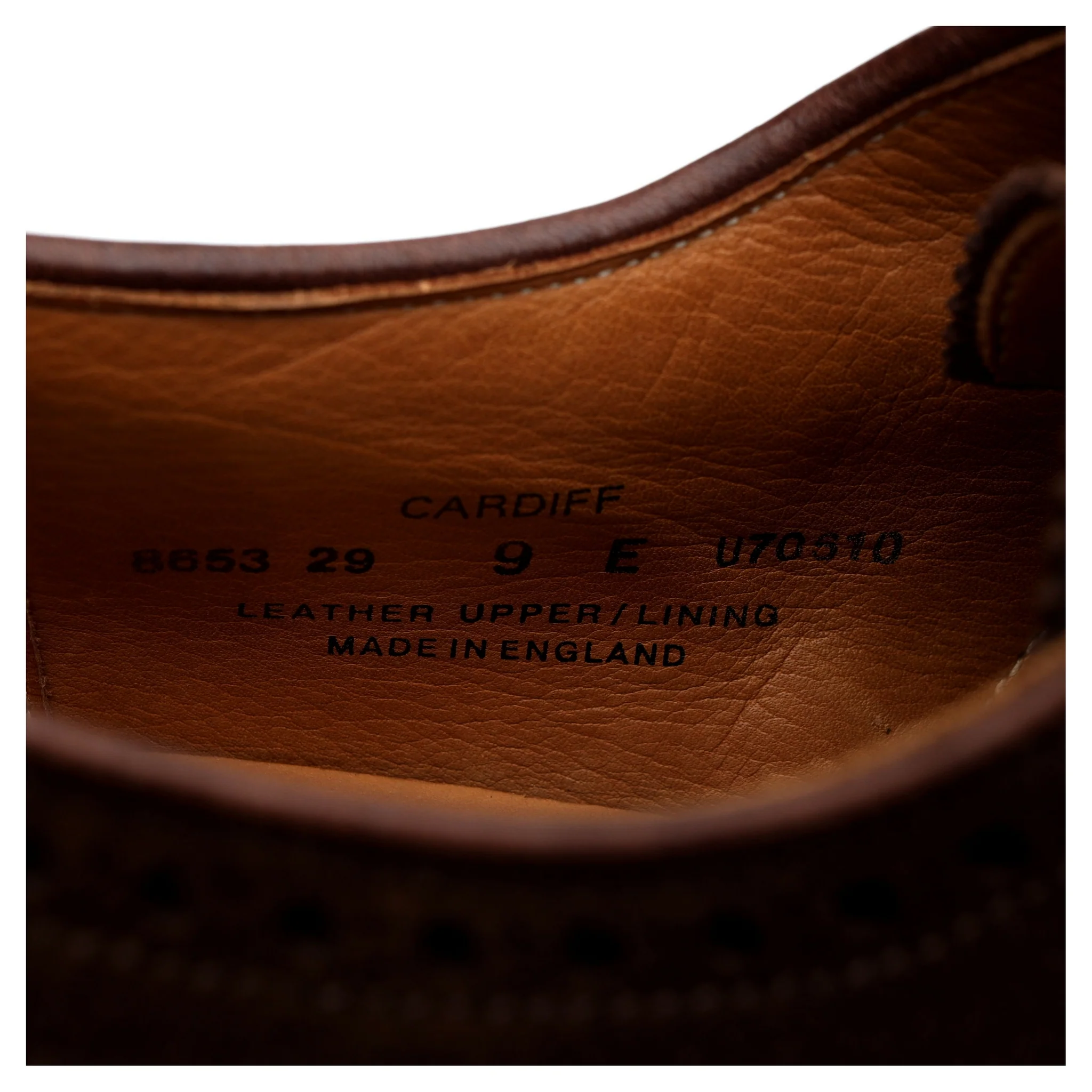 'Cardiff' Dark Brown Suede Derby Brogues UK 9 E - Image 13