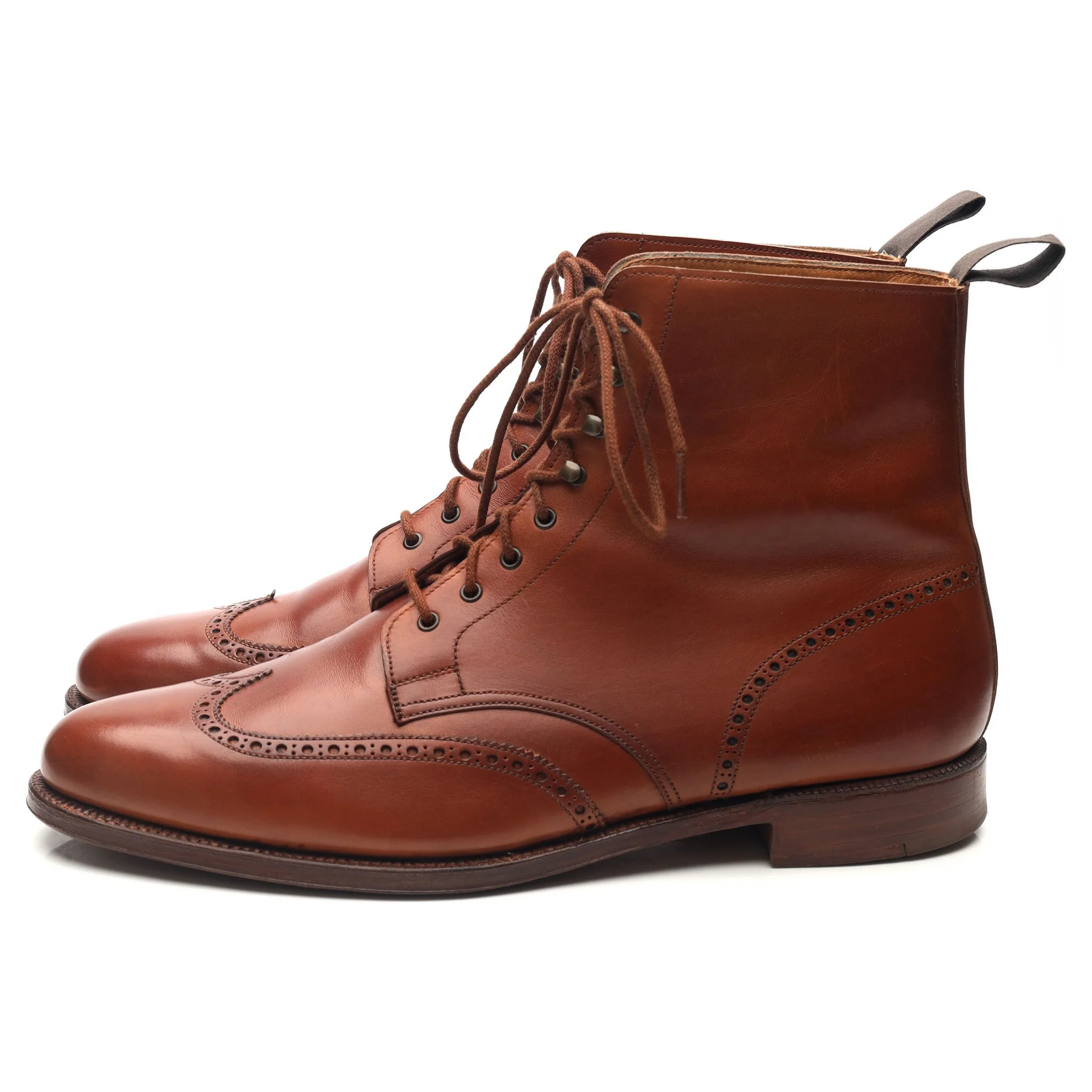 'Cavalry' Tan Brown Leather Boots UK 11 E - Image 2