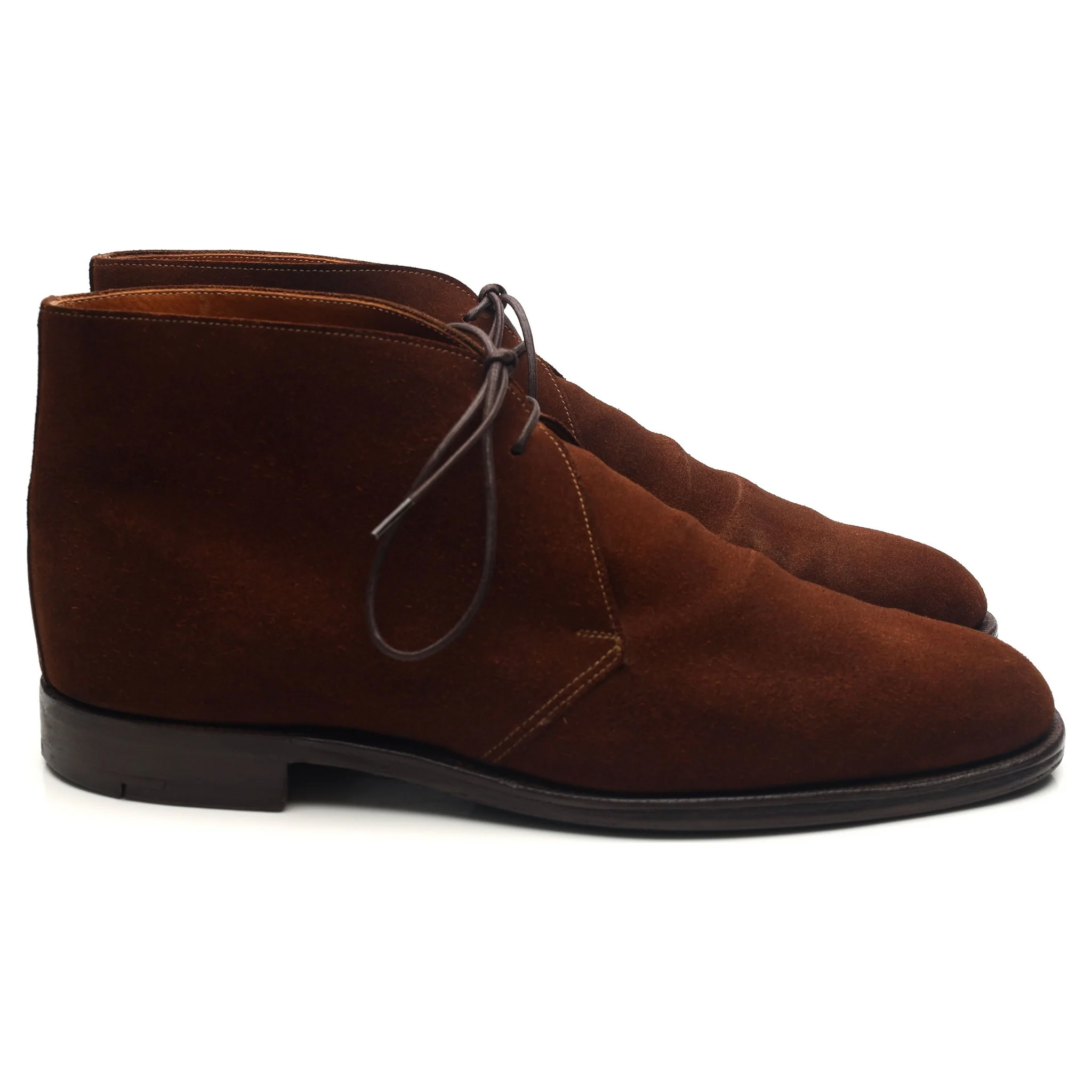 'Chertsey' Brown Suede Chukka Boots UK 10.5 E - Image 6