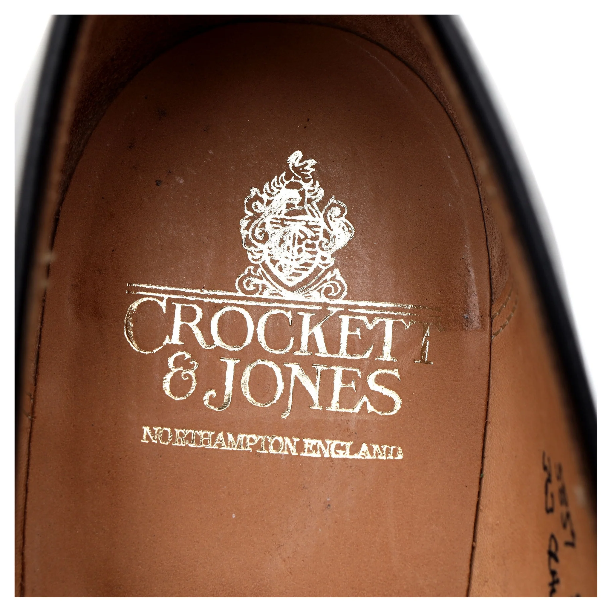 'Crawford' Black Leather Loafers UK 8.5 E - Image 12