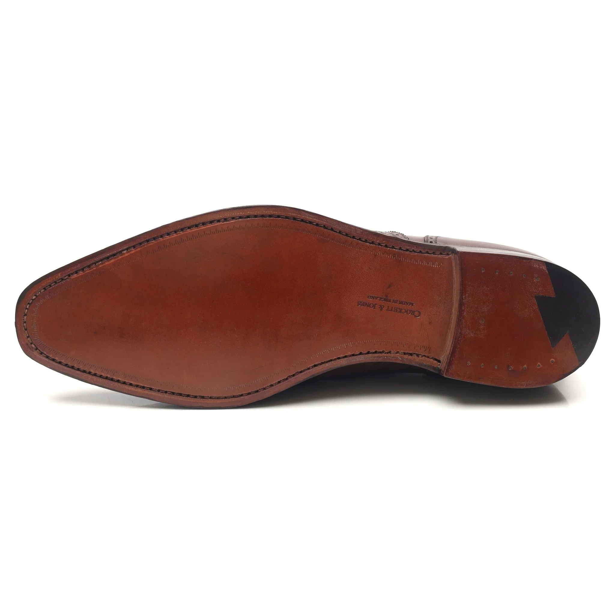 'Drummond' Dark Brown Leather Oxford Brogues UK 9 E - Image 10