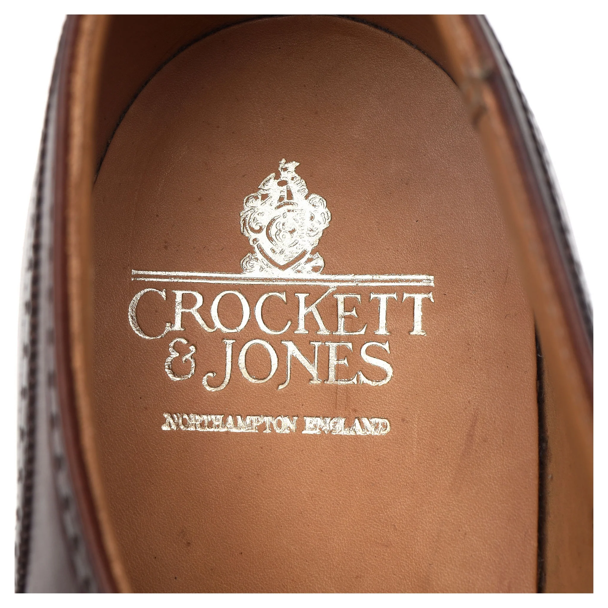 'Drummond' Dark Brown Leather Oxford Brogues UK 9 E - Image 12