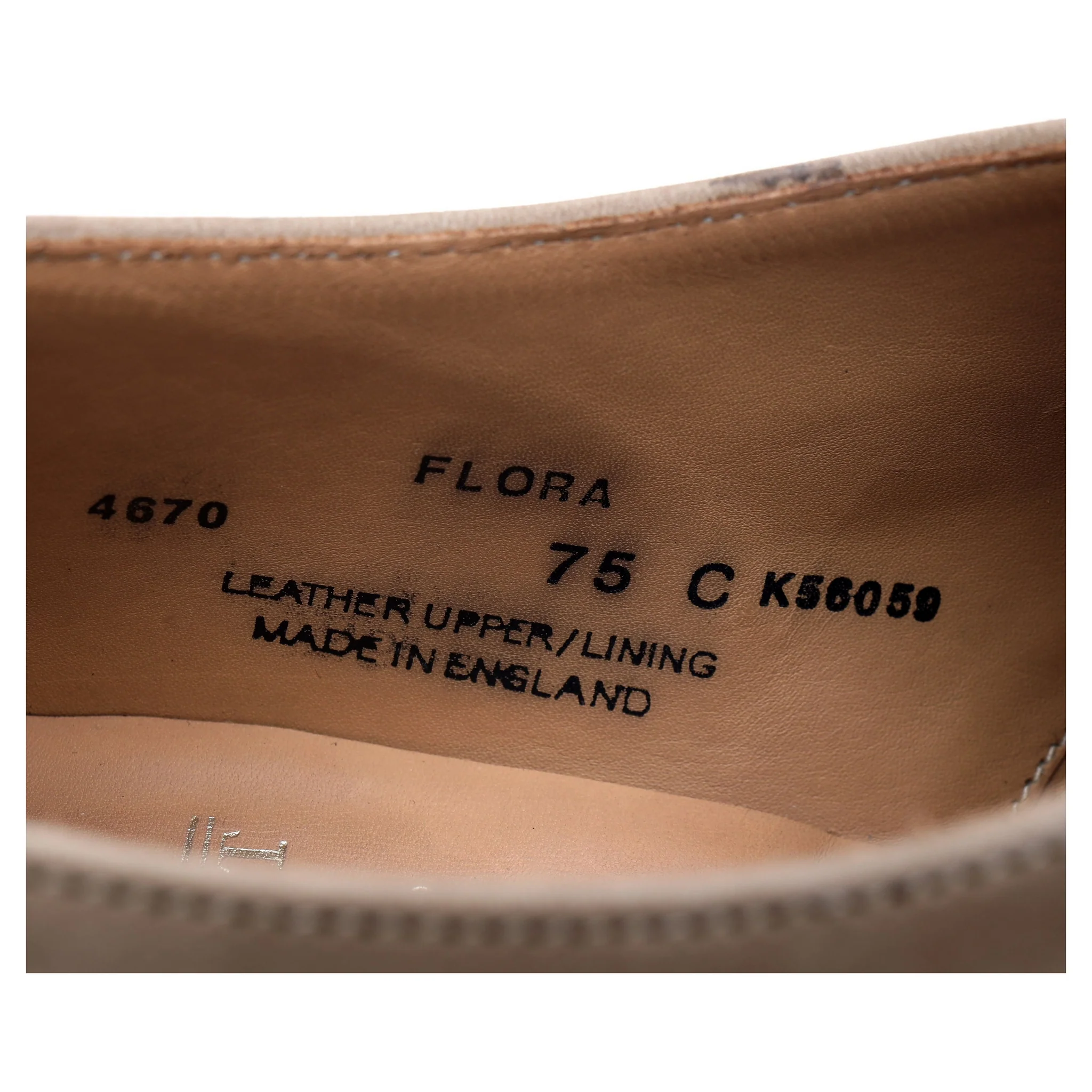 Women's 'Flora' Stone Nubuck Oxford UK 6 C - Image 13