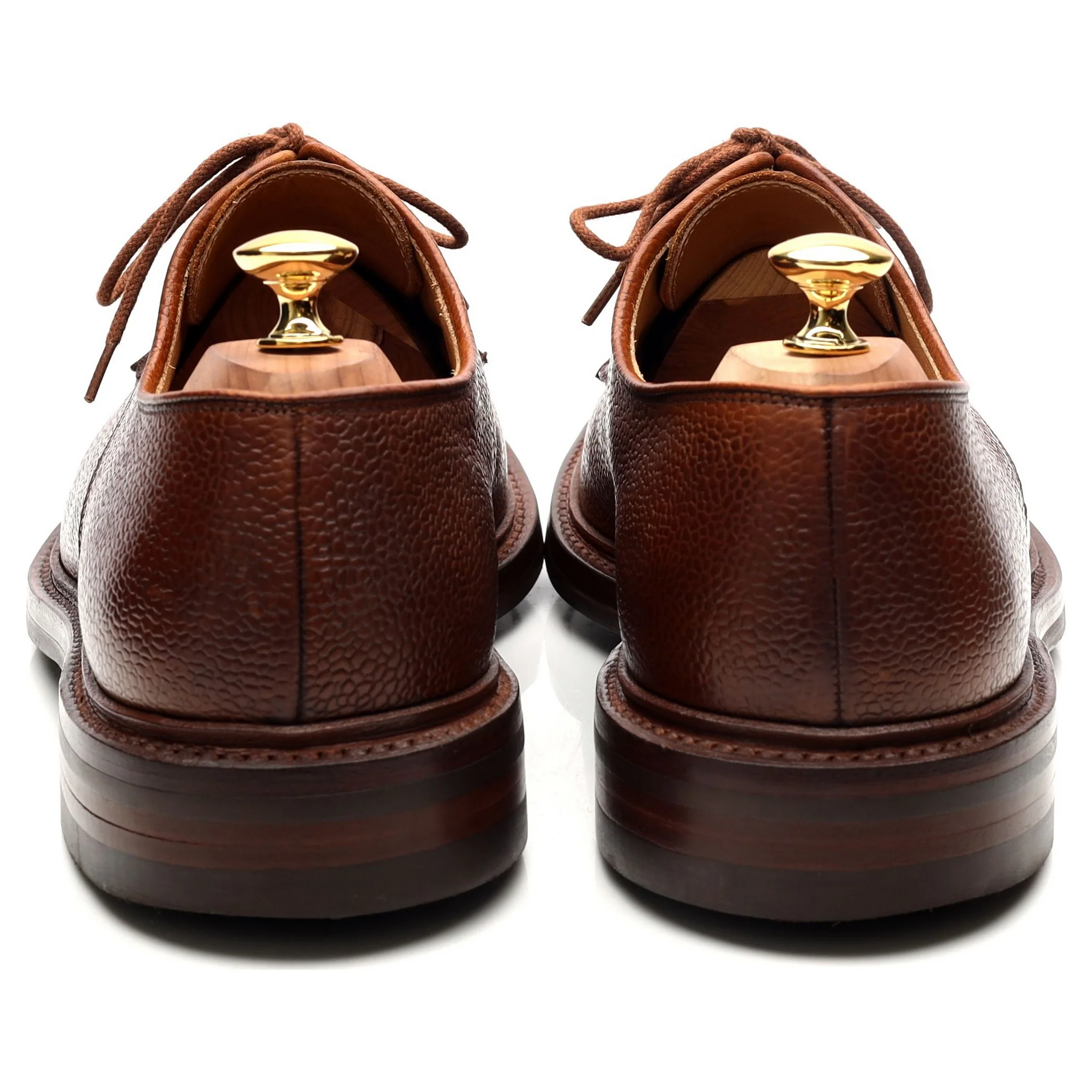 'Grasmere' Tan Brown Leather Derby UK 10.5 E - Image 4