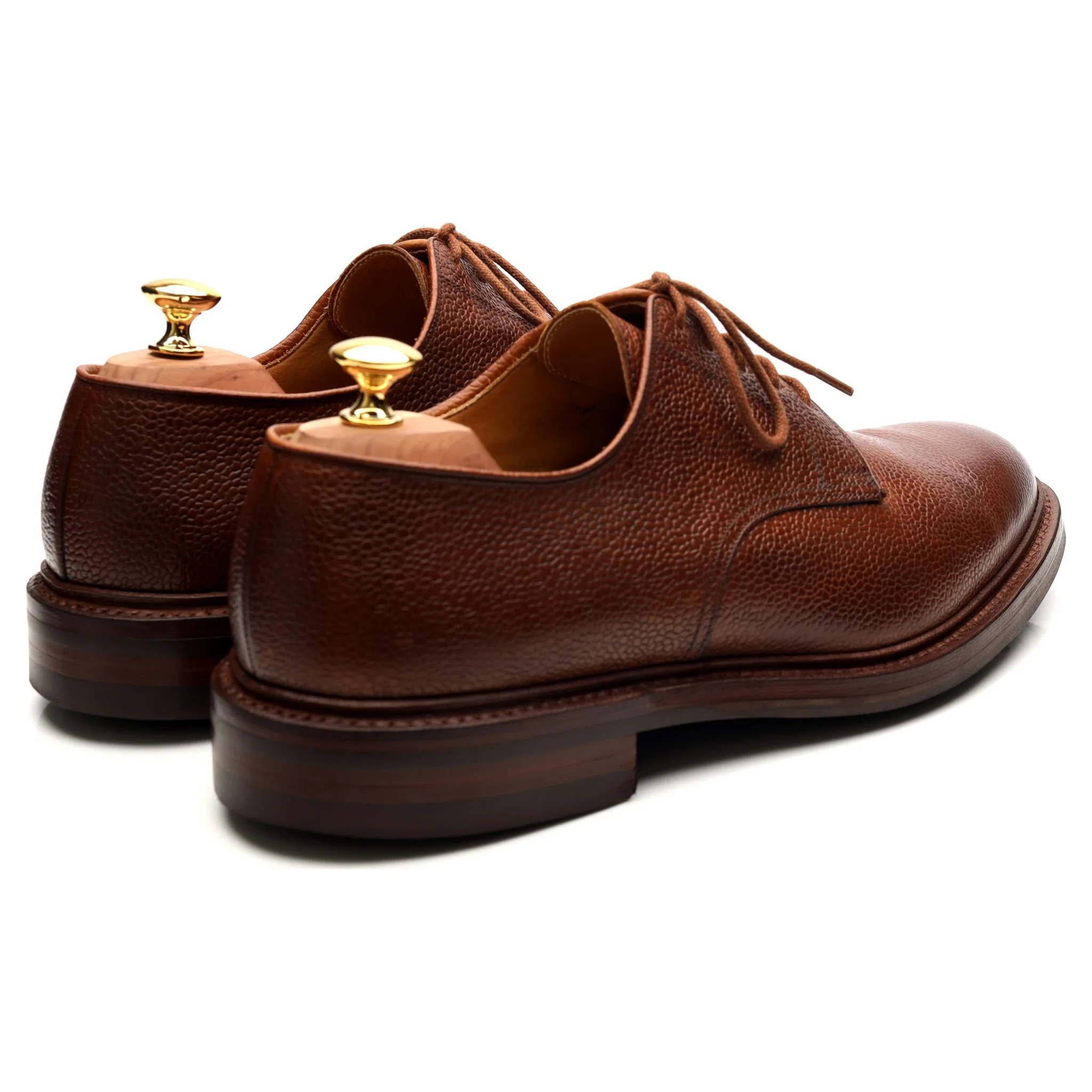 'Grasmere' Tan Brown Leather Derby UK 10.5 E - Image 5
