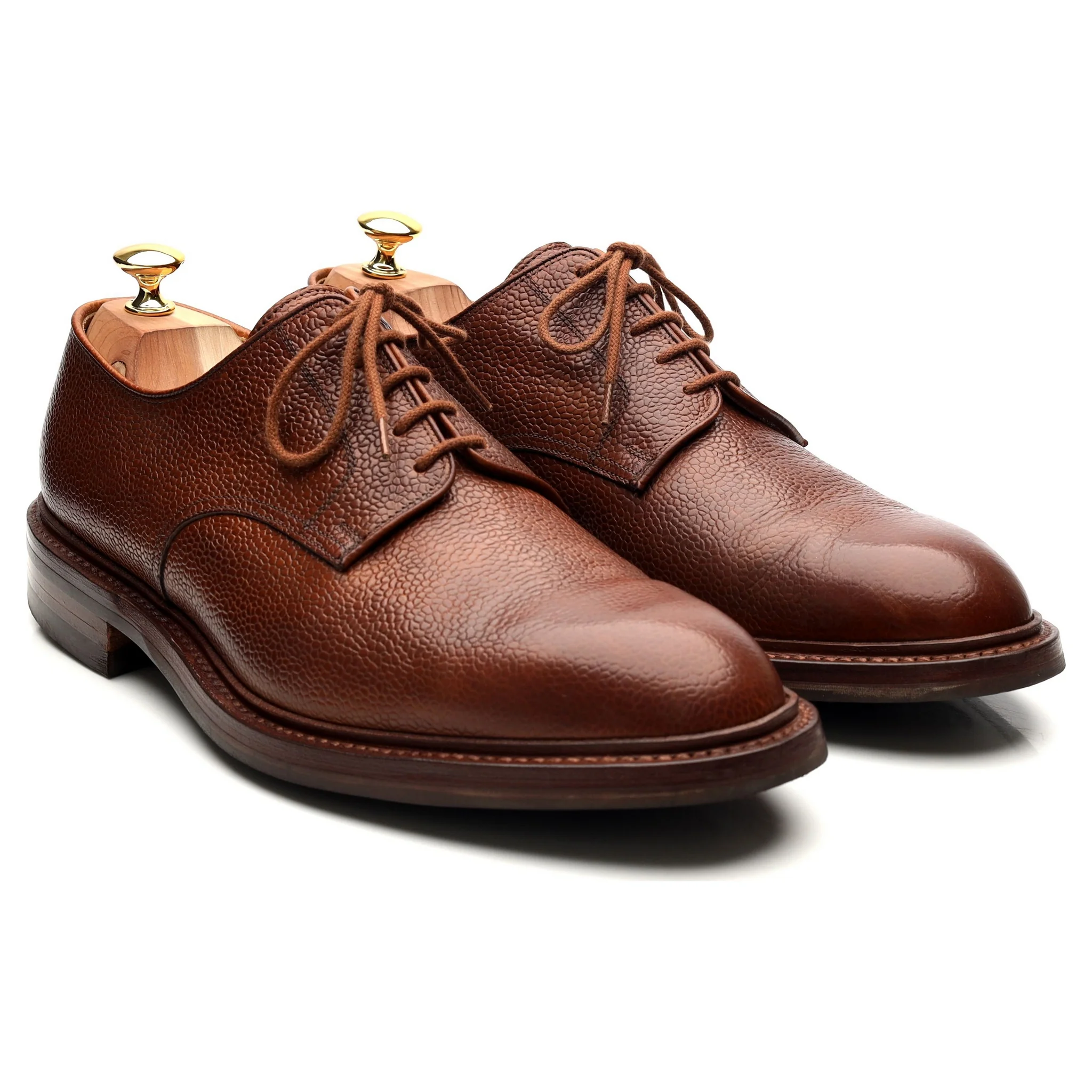 'Grasmere' Tan Brown Leather Derby UK 10.5 E - Image 7