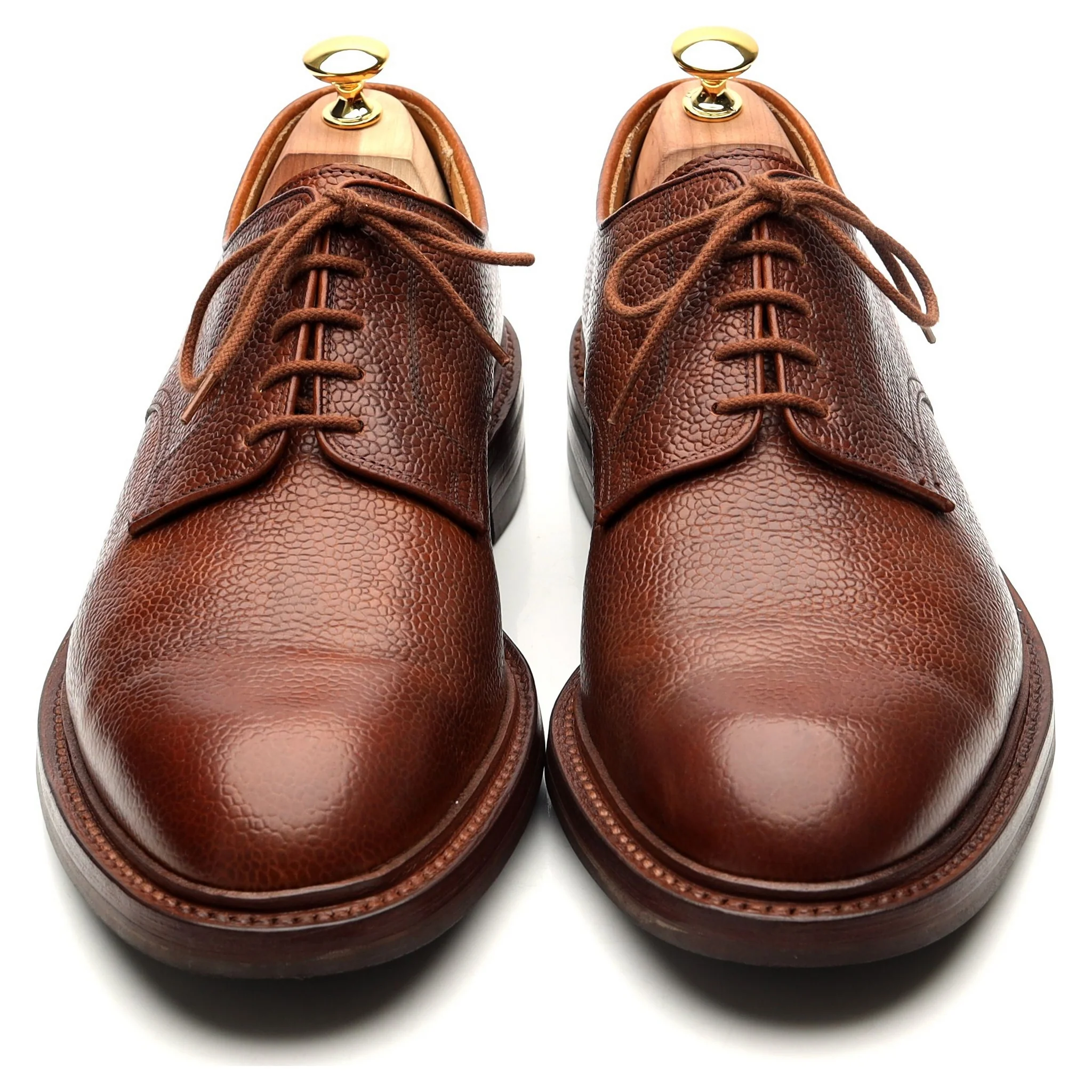 'Grasmere' Tan Brown Leather Derby UK 10.5 E - Image 9