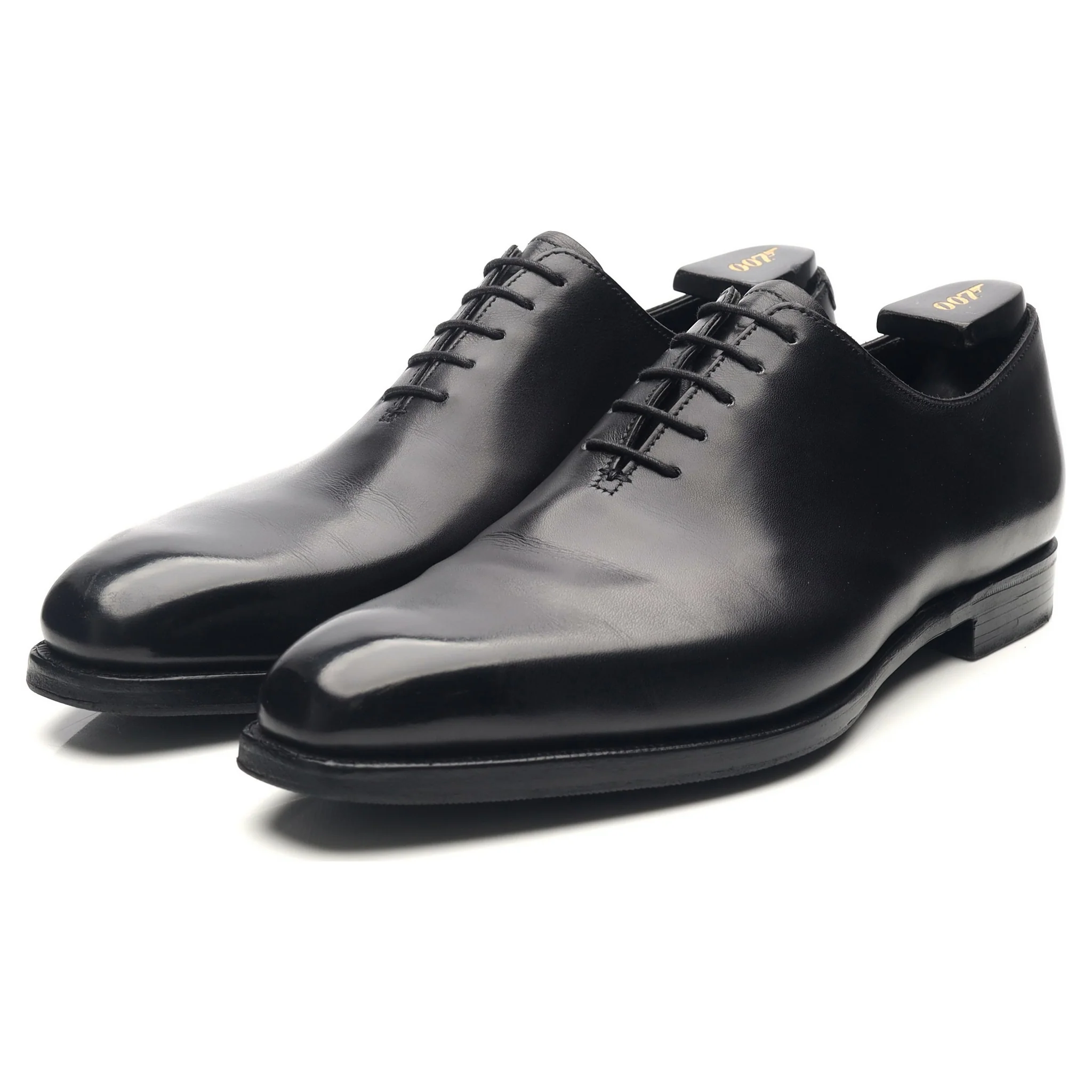 'James 007' Black Leather Wholecut Oxford UK 6.5 E