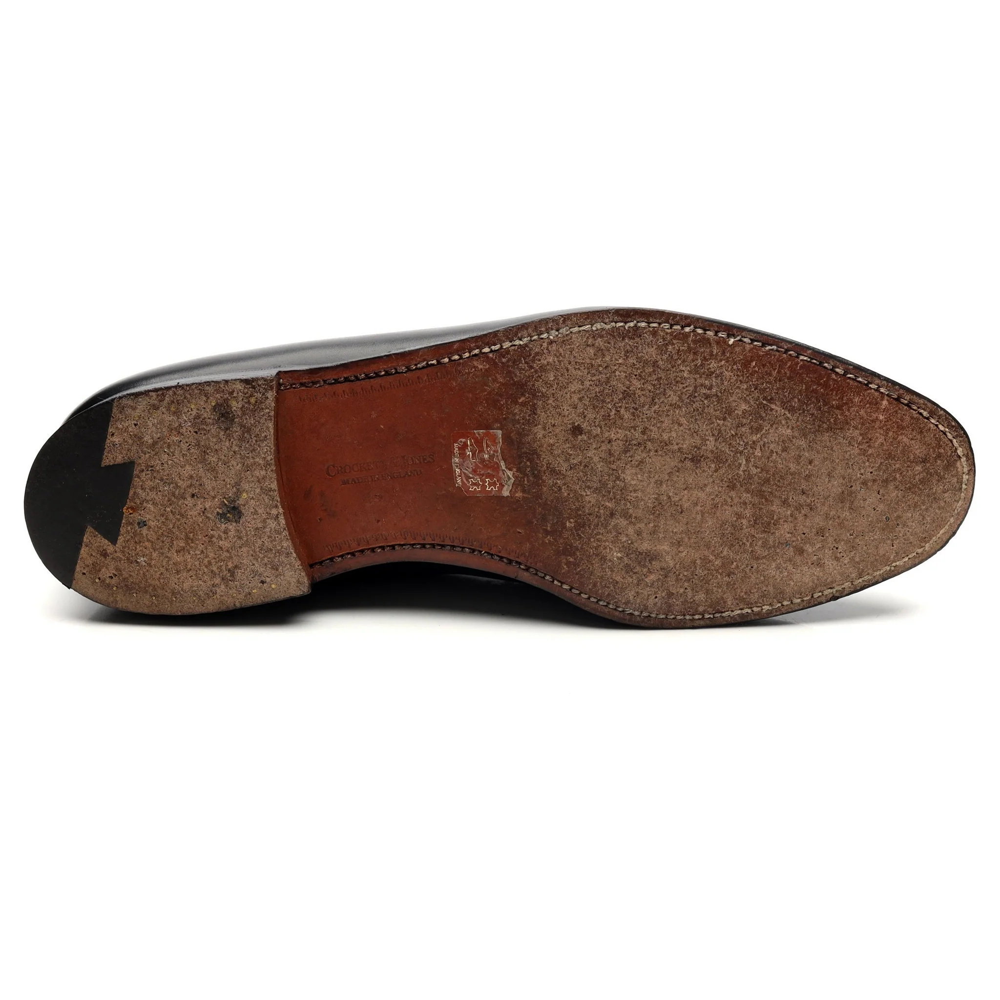 'Langham' Black Leather Tassel Loafers UK 10.5 EX - Image 11